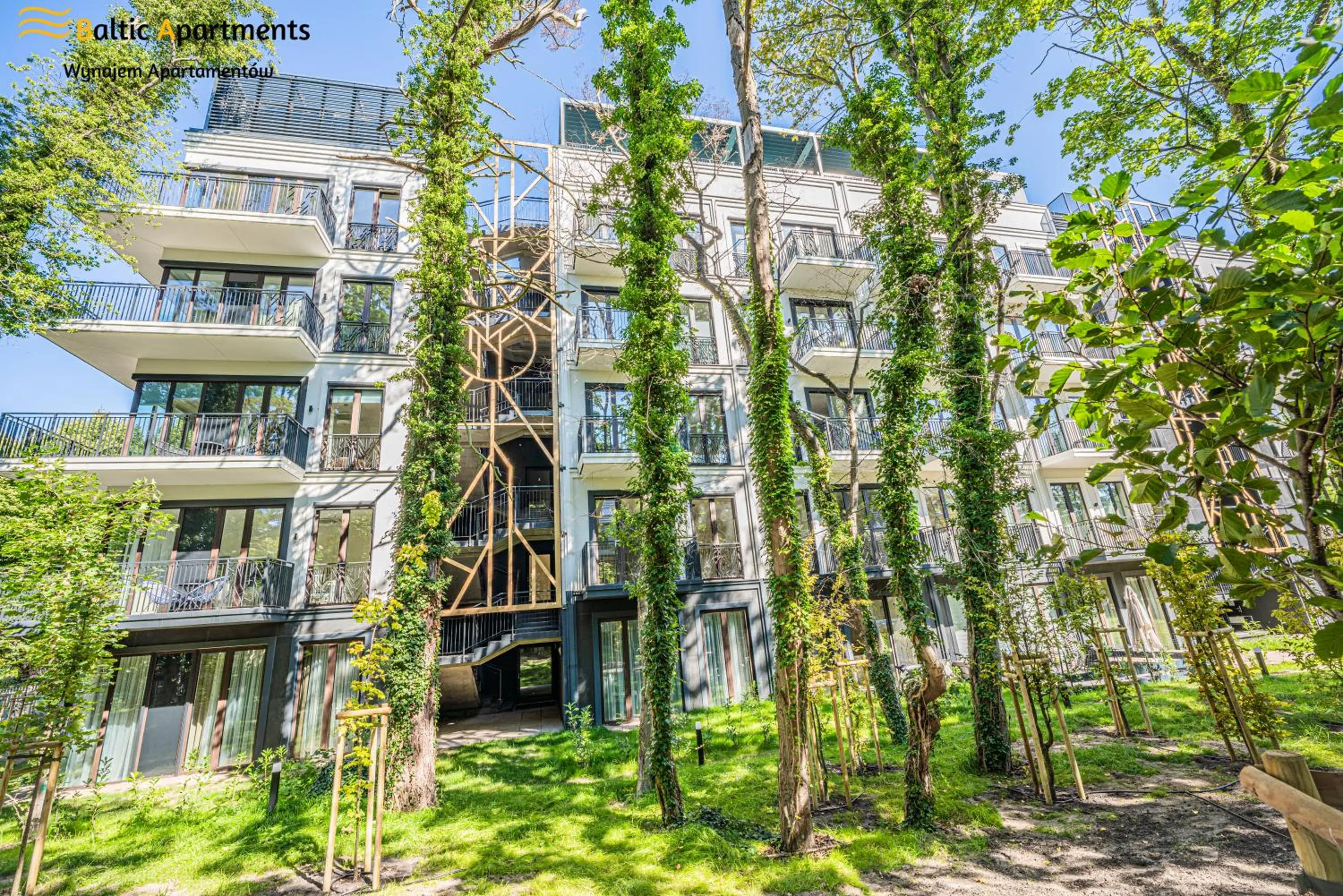 Property building in Seaside Garden Apartments & Wellness by Baltic Apartments