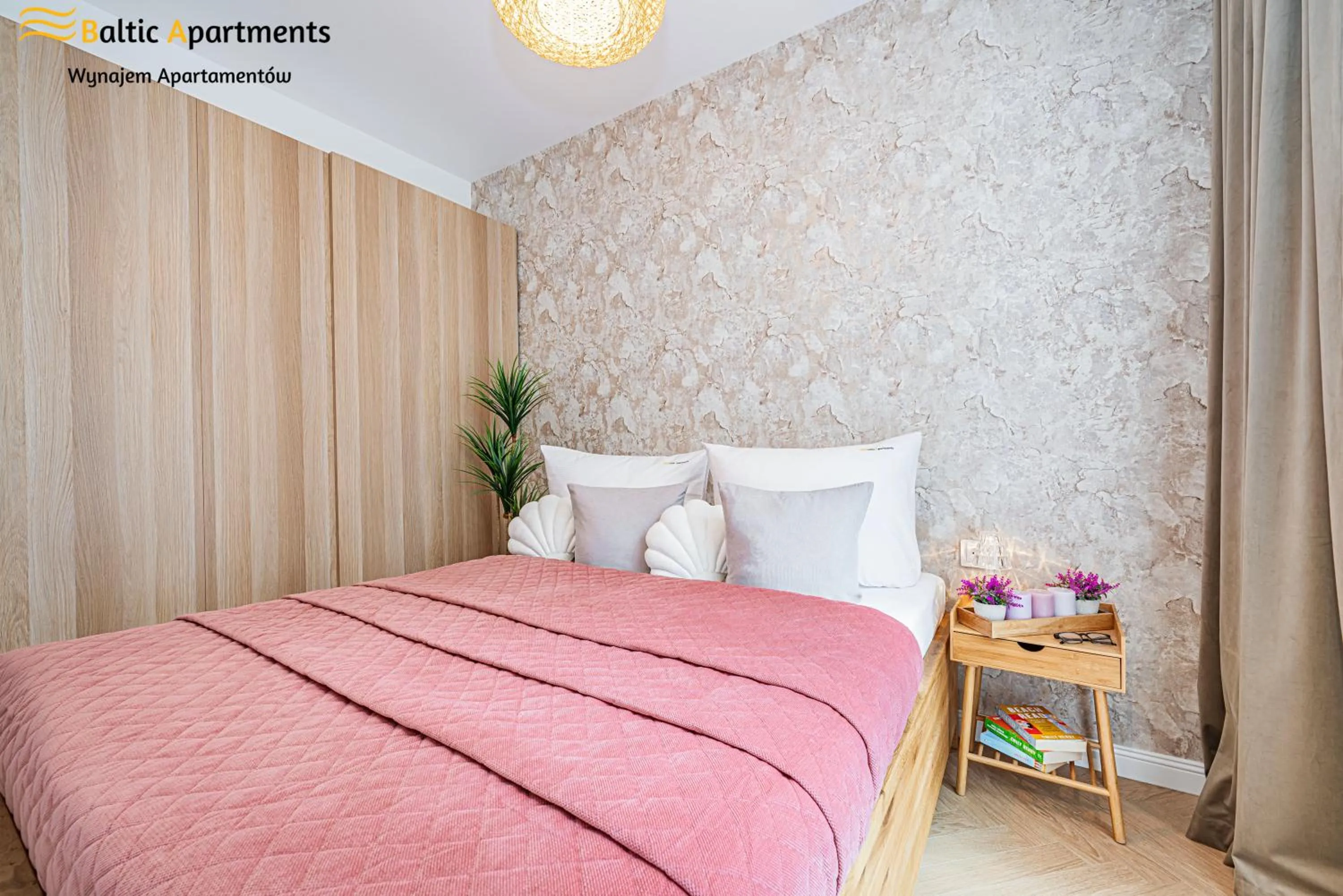 Bed in Seaside Garden Apartments & Wellness by Baltic Apartments