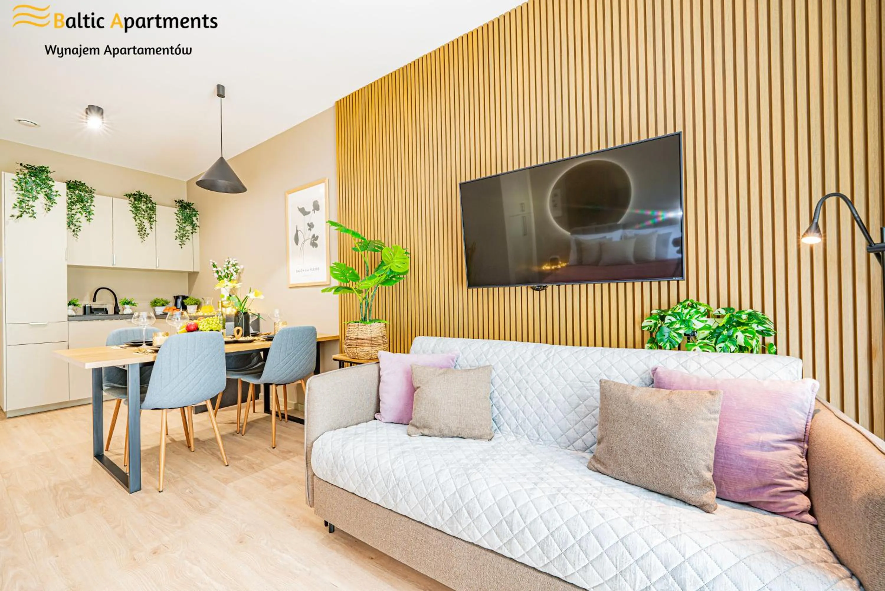 Bed in Seaside Garden Apartments & Wellness by Baltic Apartments