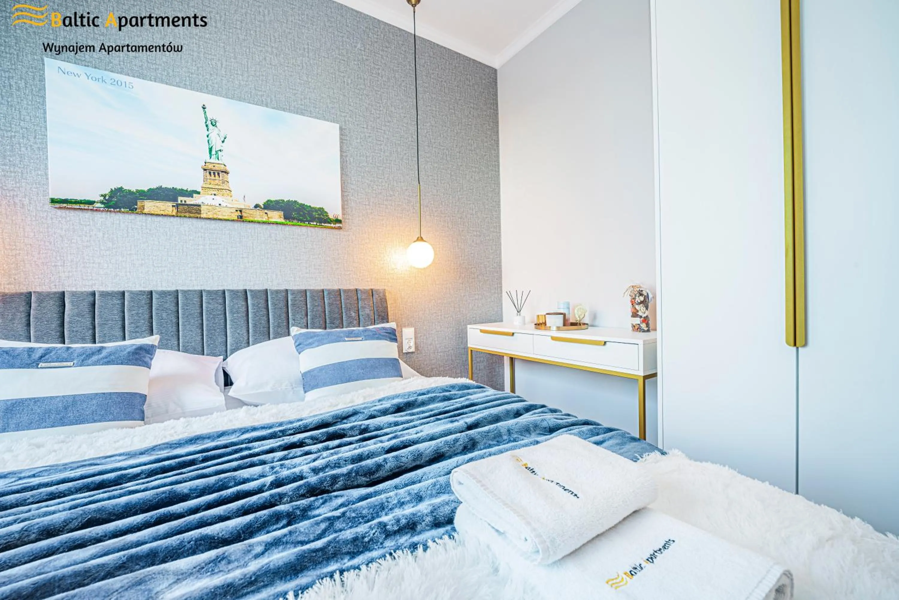 Bed in Seaside Garden Apartments & Wellness by Baltic Apartments