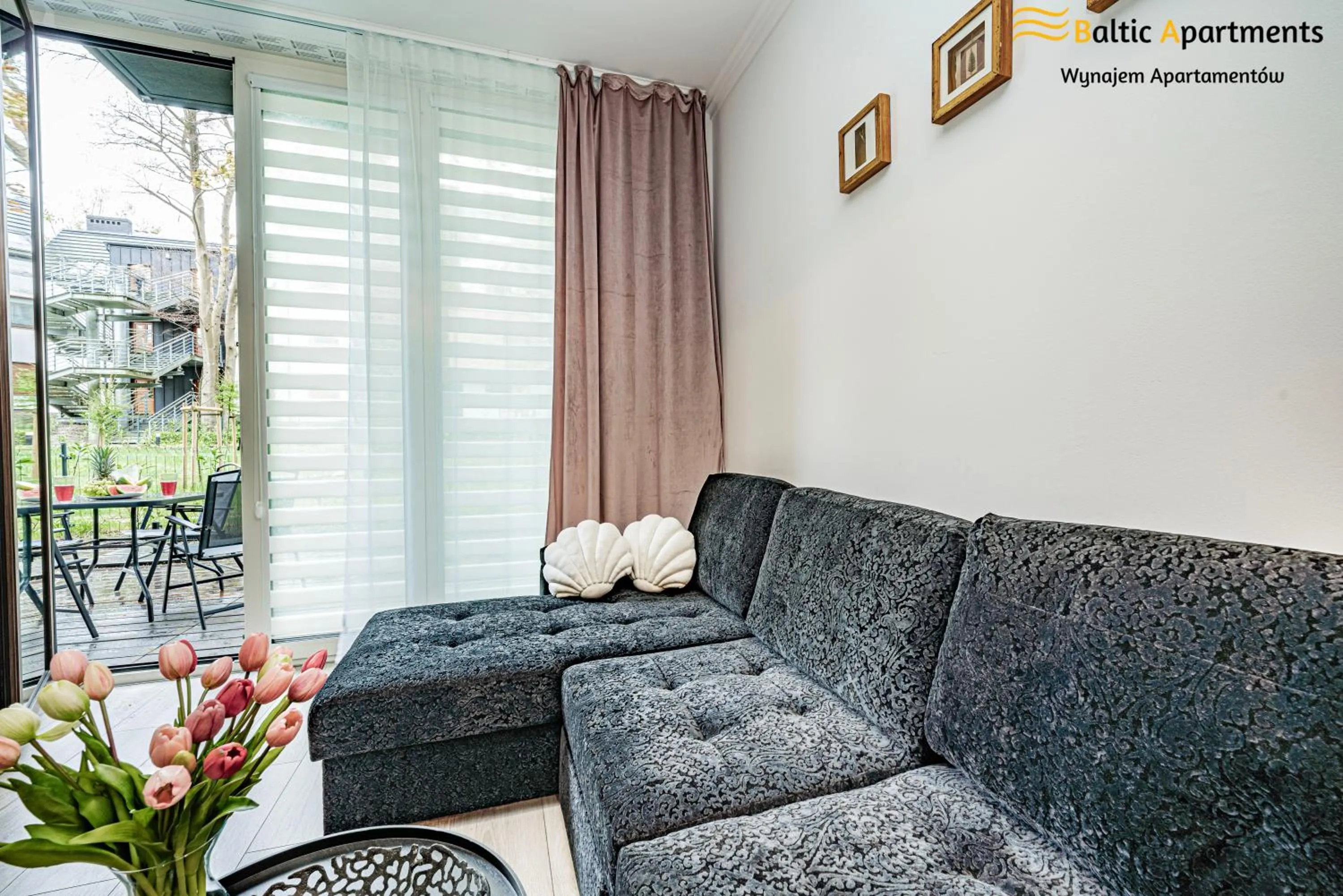 Bed in Seaside Garden Apartments & Wellness by Baltic Apartments