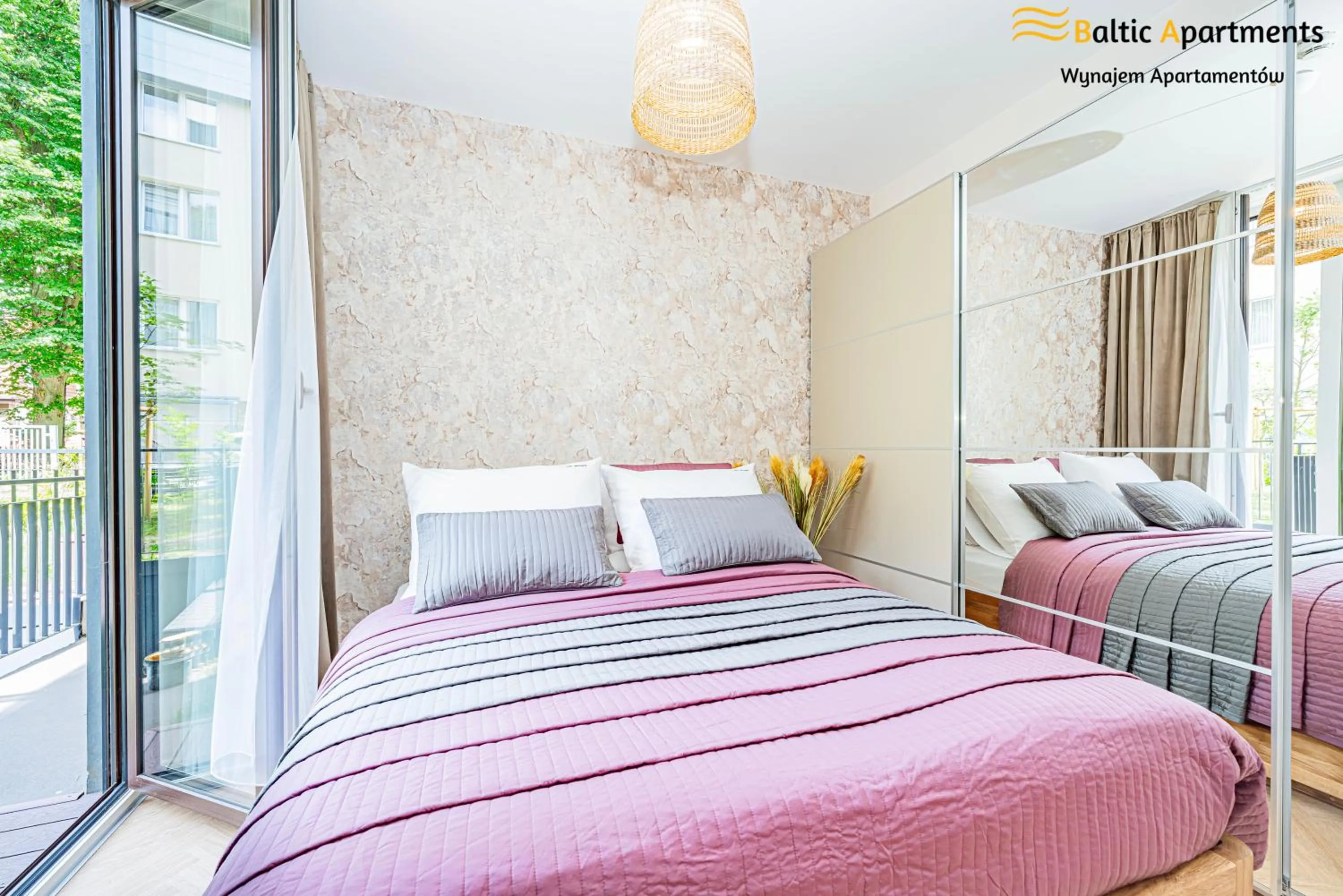 Bed in Seaside Garden Apartments & Wellness by Baltic Apartments