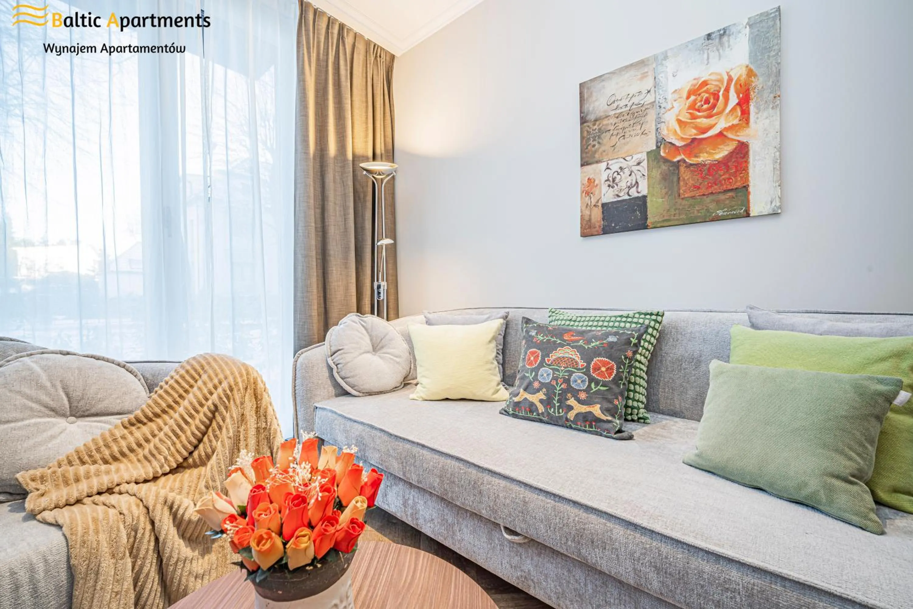 Bed in Seaside Garden Apartments & Wellness by Baltic Apartments