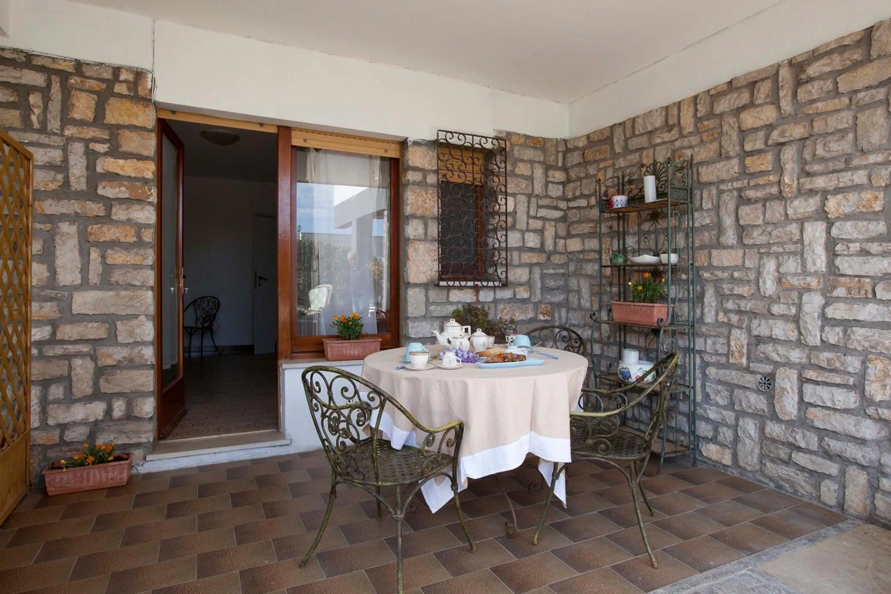 Balcony/Terrace in Un Ospite a Fontania