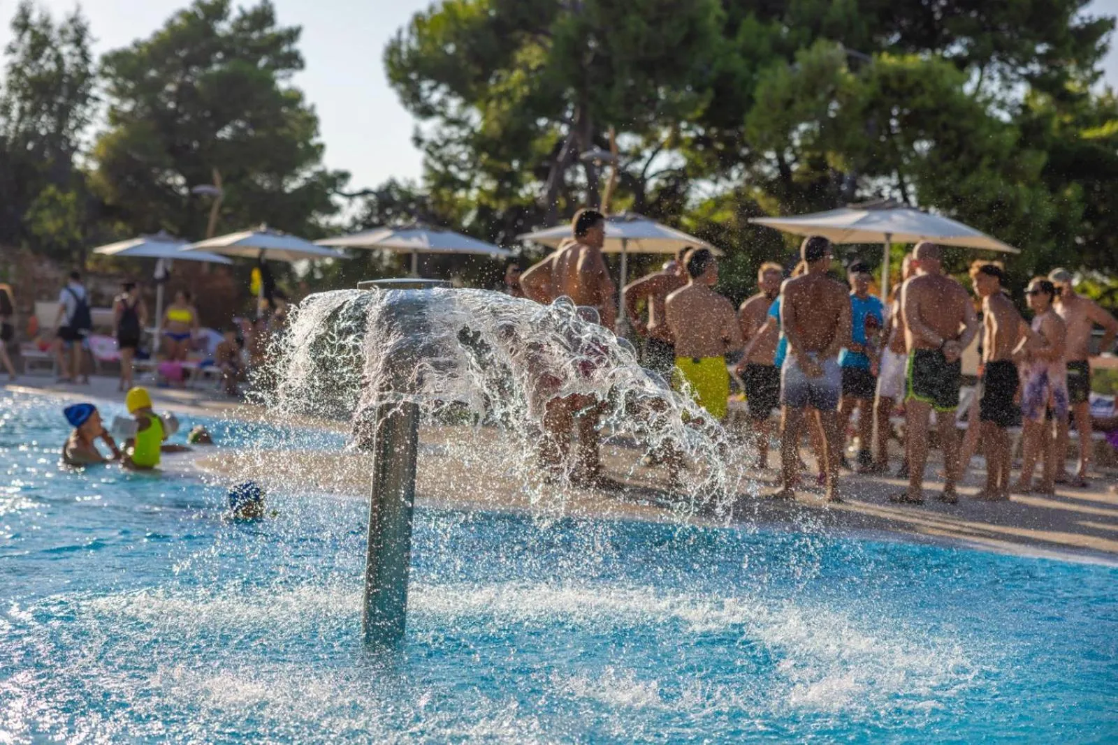 Pool view in Paglianza Hotel