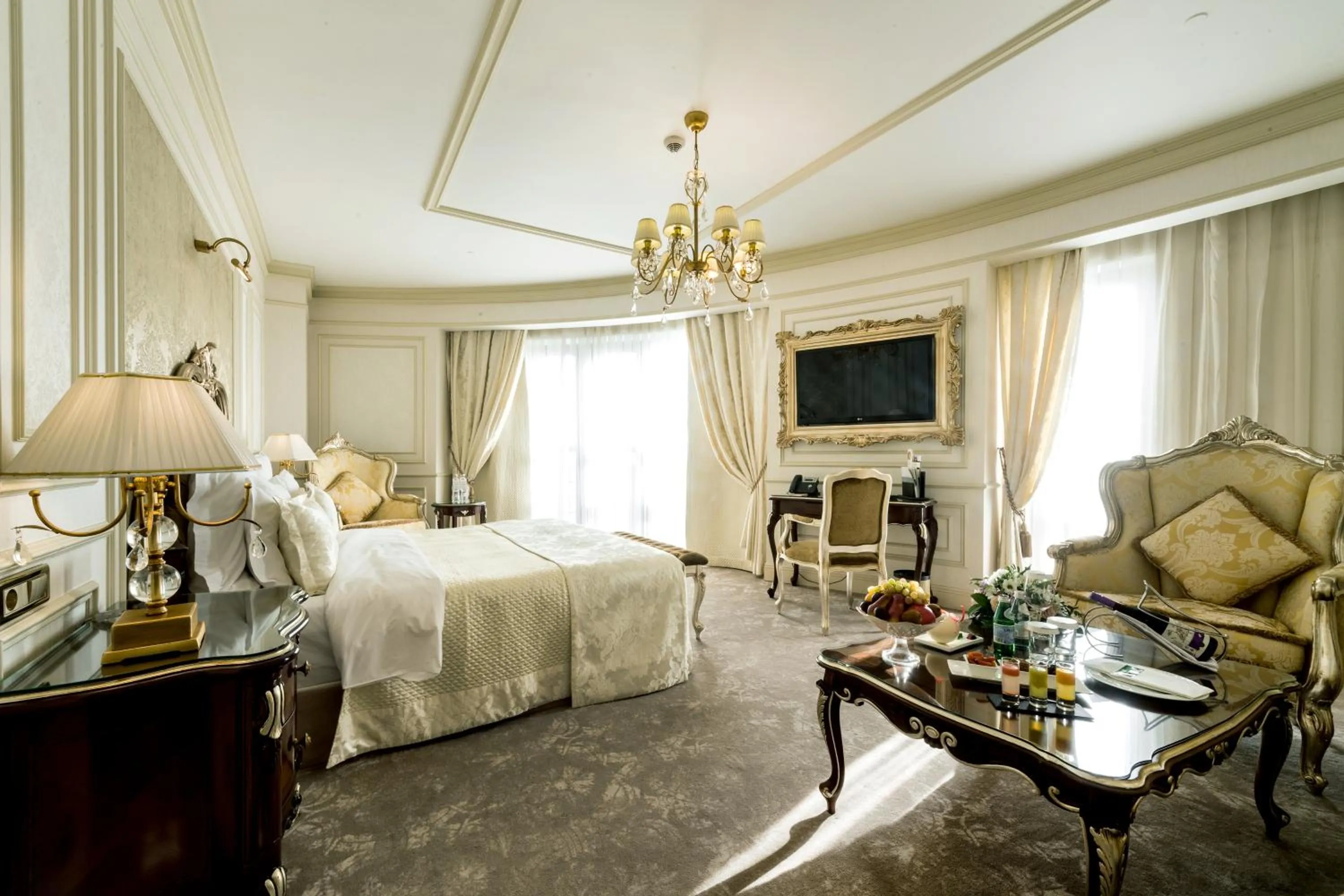 Photo of the whole room, Bed in Rixos Khadisha Shymkent