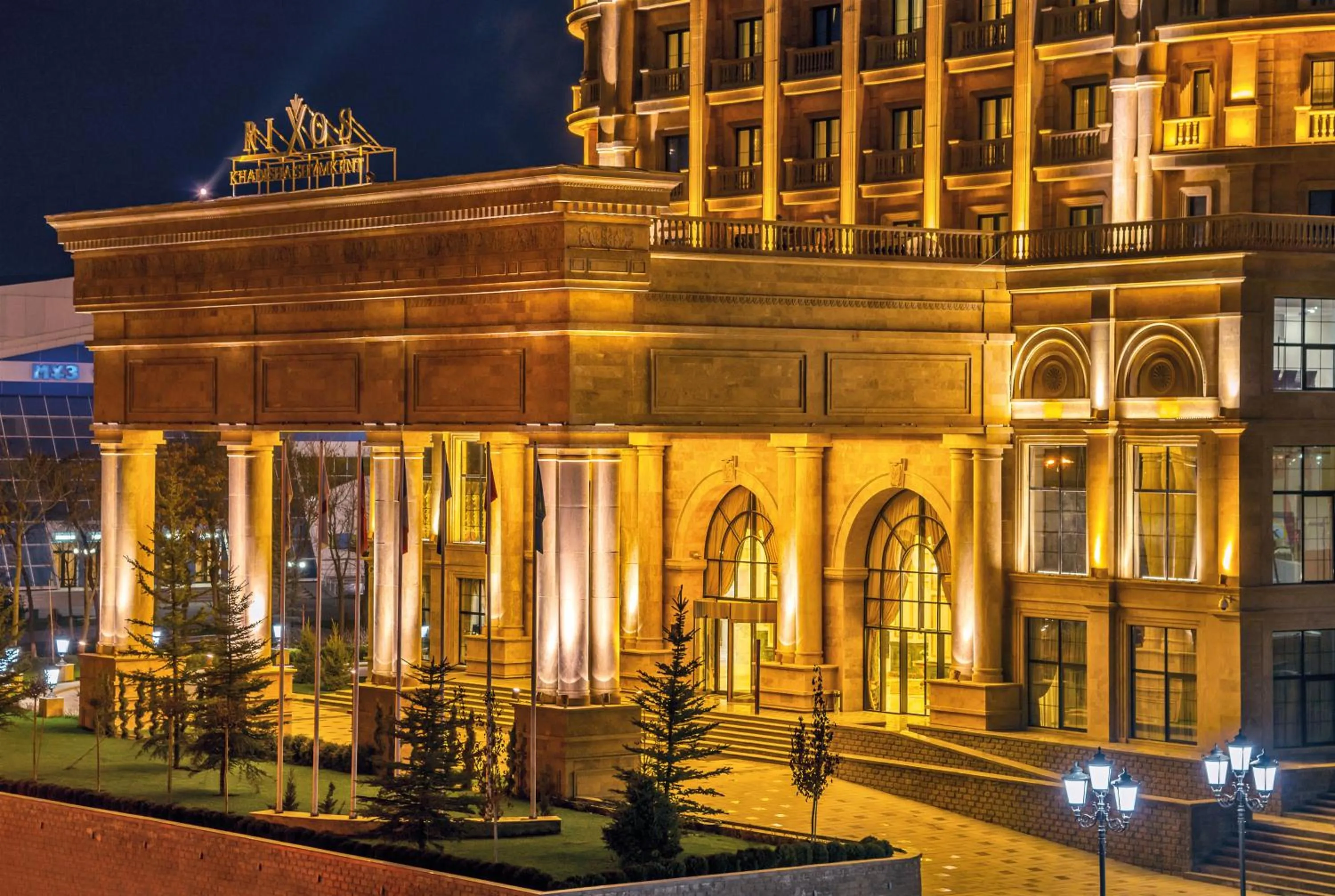 Facade/entrance in Rixos Khadisha Shymkent