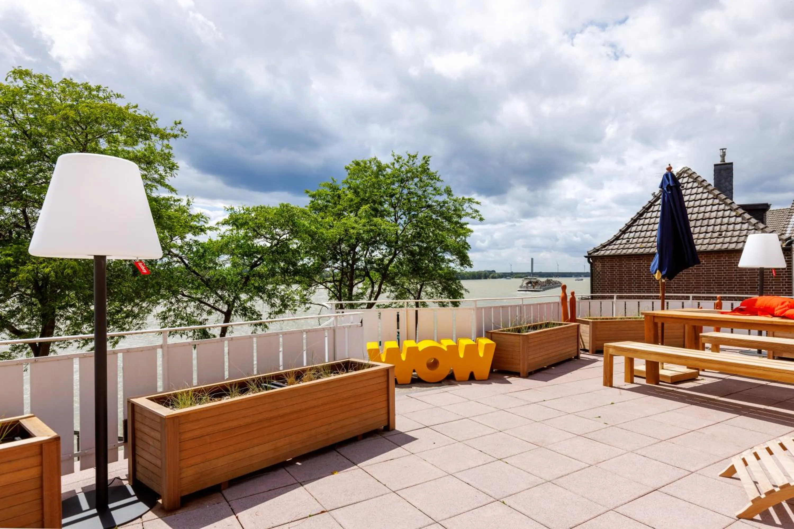 Balcony/Terrace in Logierhaus RheintorEins