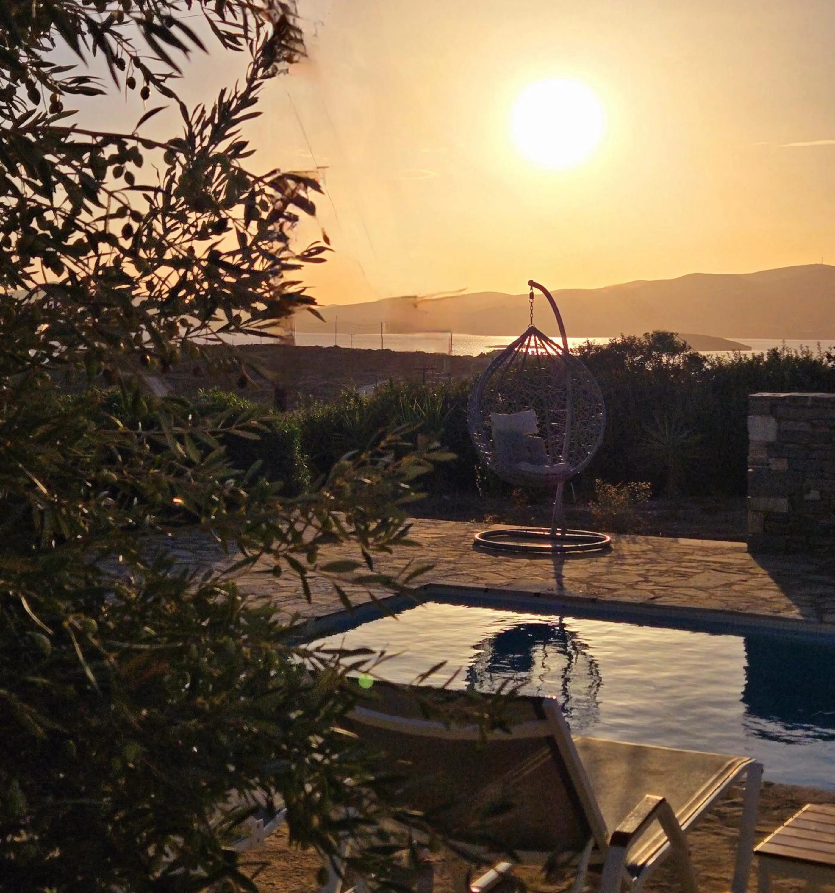 Swimming pool in Paros Afrodite Luxury Villas