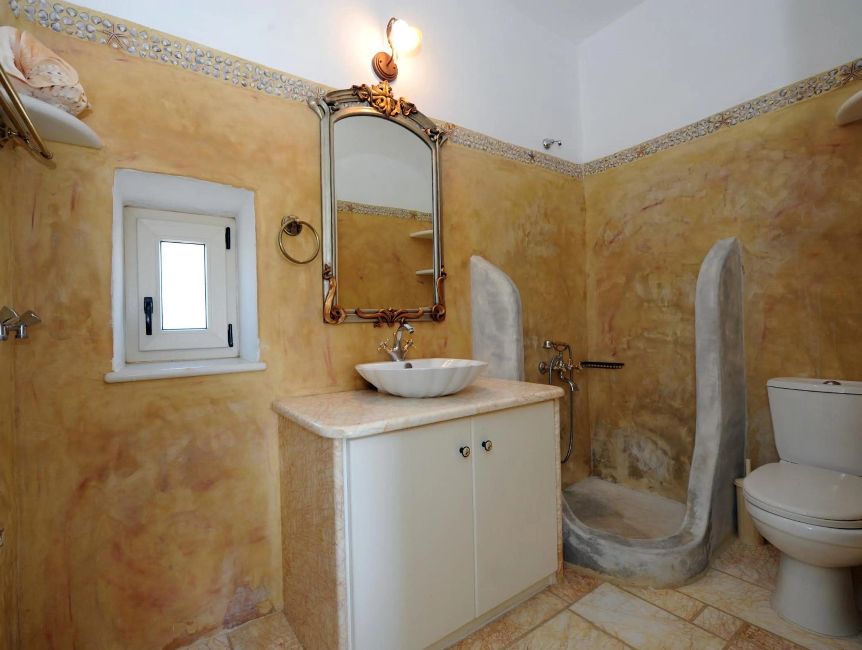 Shower in Paros Afrodite Luxury Villas