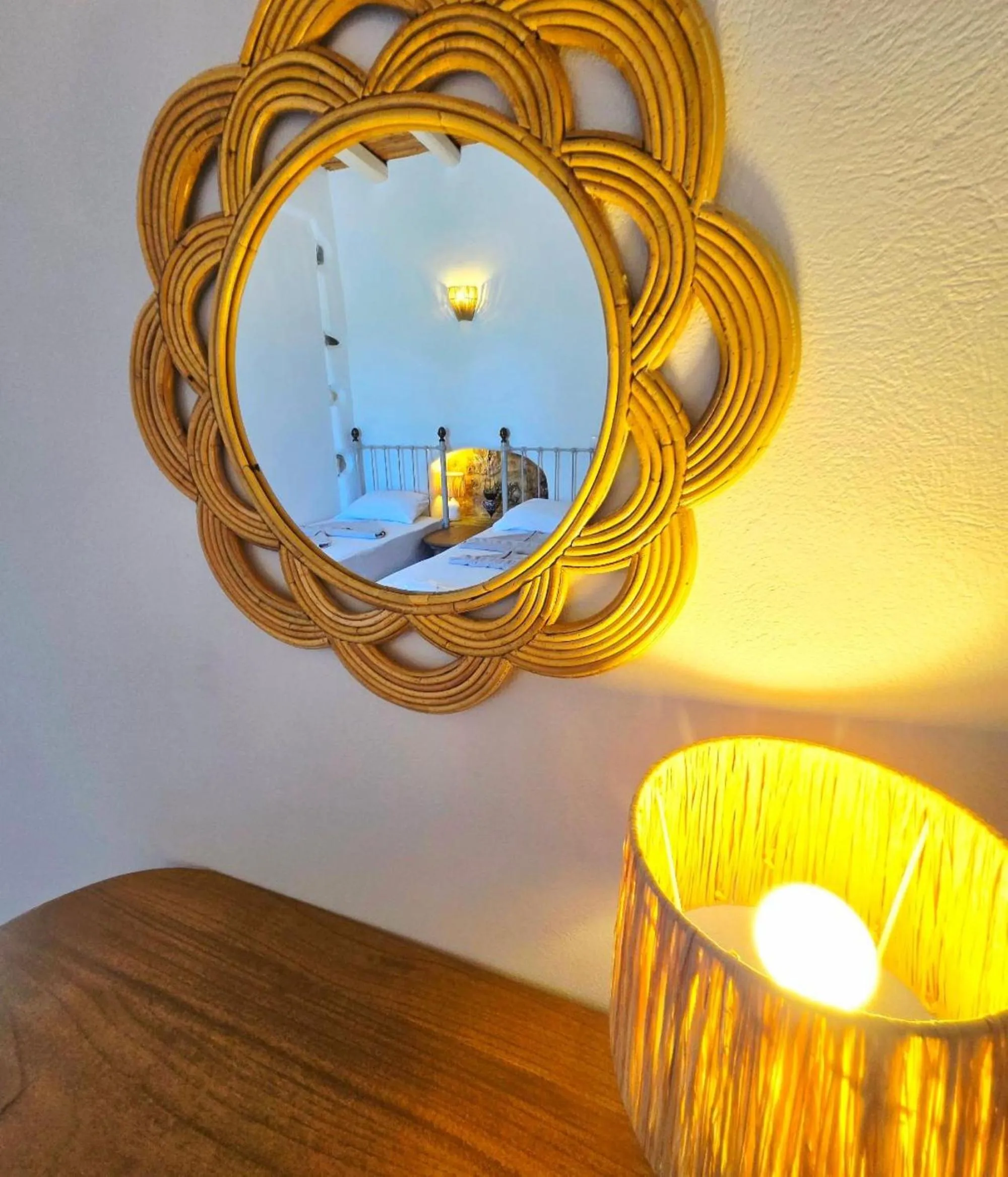 Bedroom in Paros Afrodite Luxury Villas