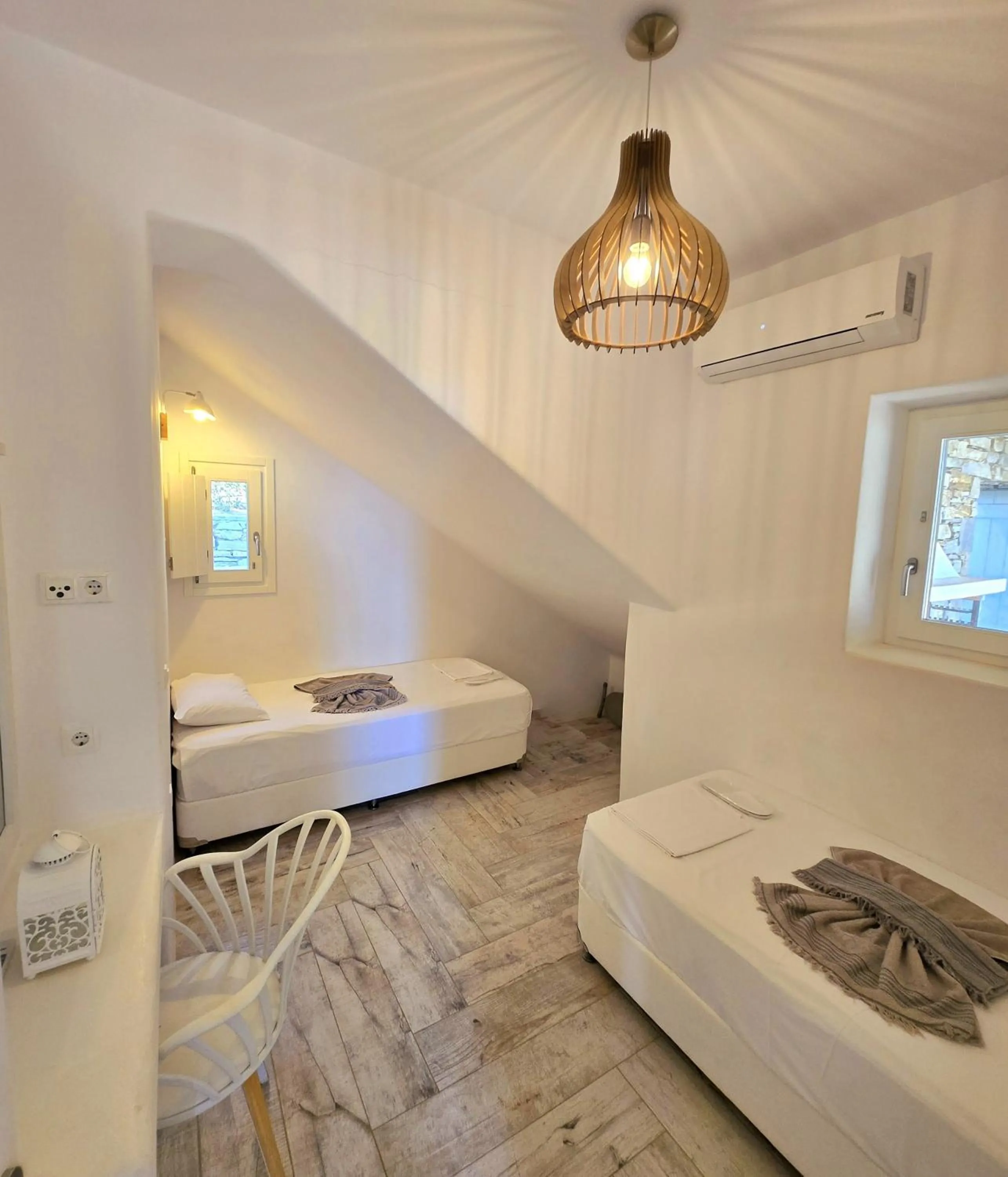 Property building, Bed in Paros Afrodite Luxury Villas
