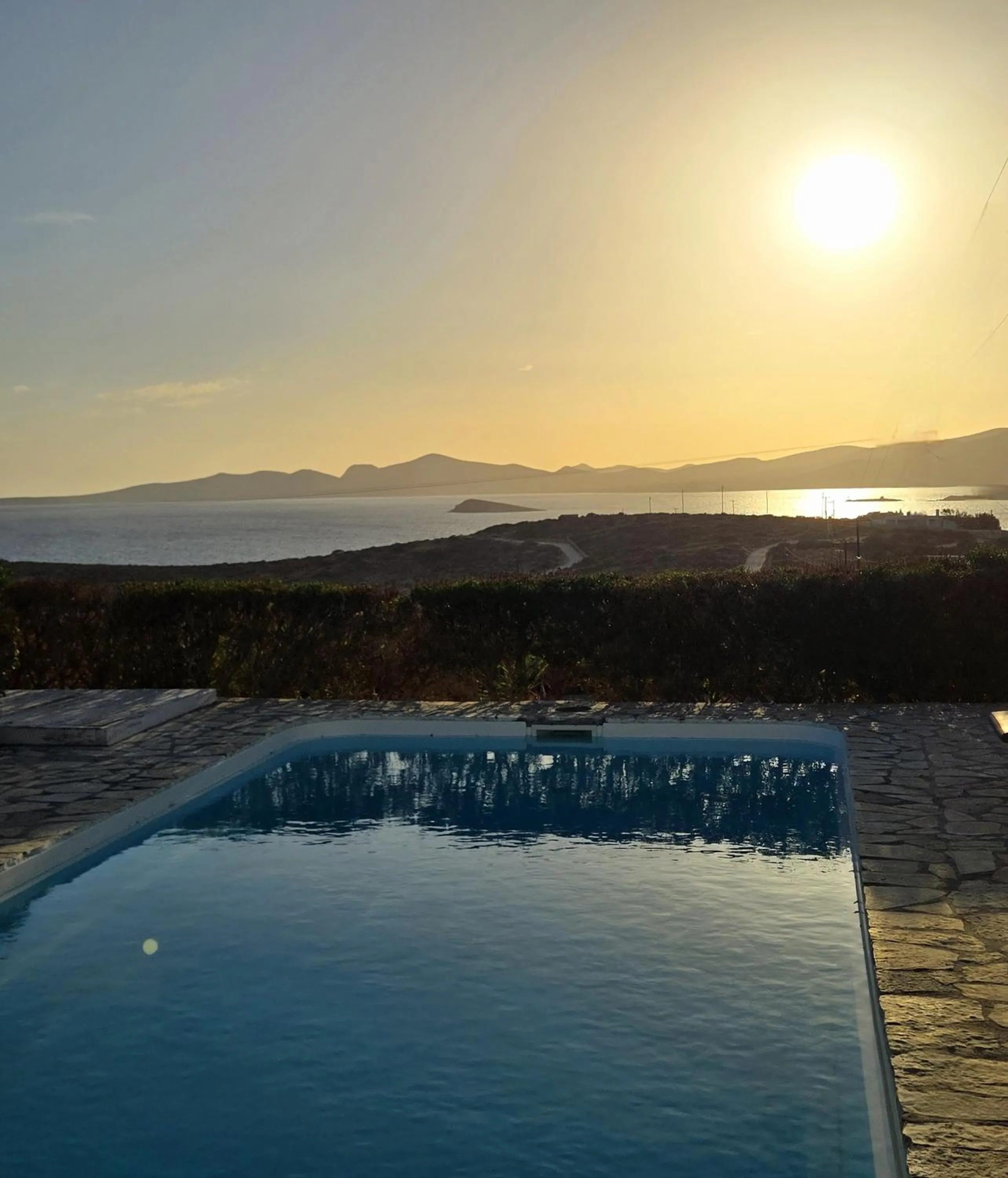 Swimming pool in Paros Afrodite Luxury Villas