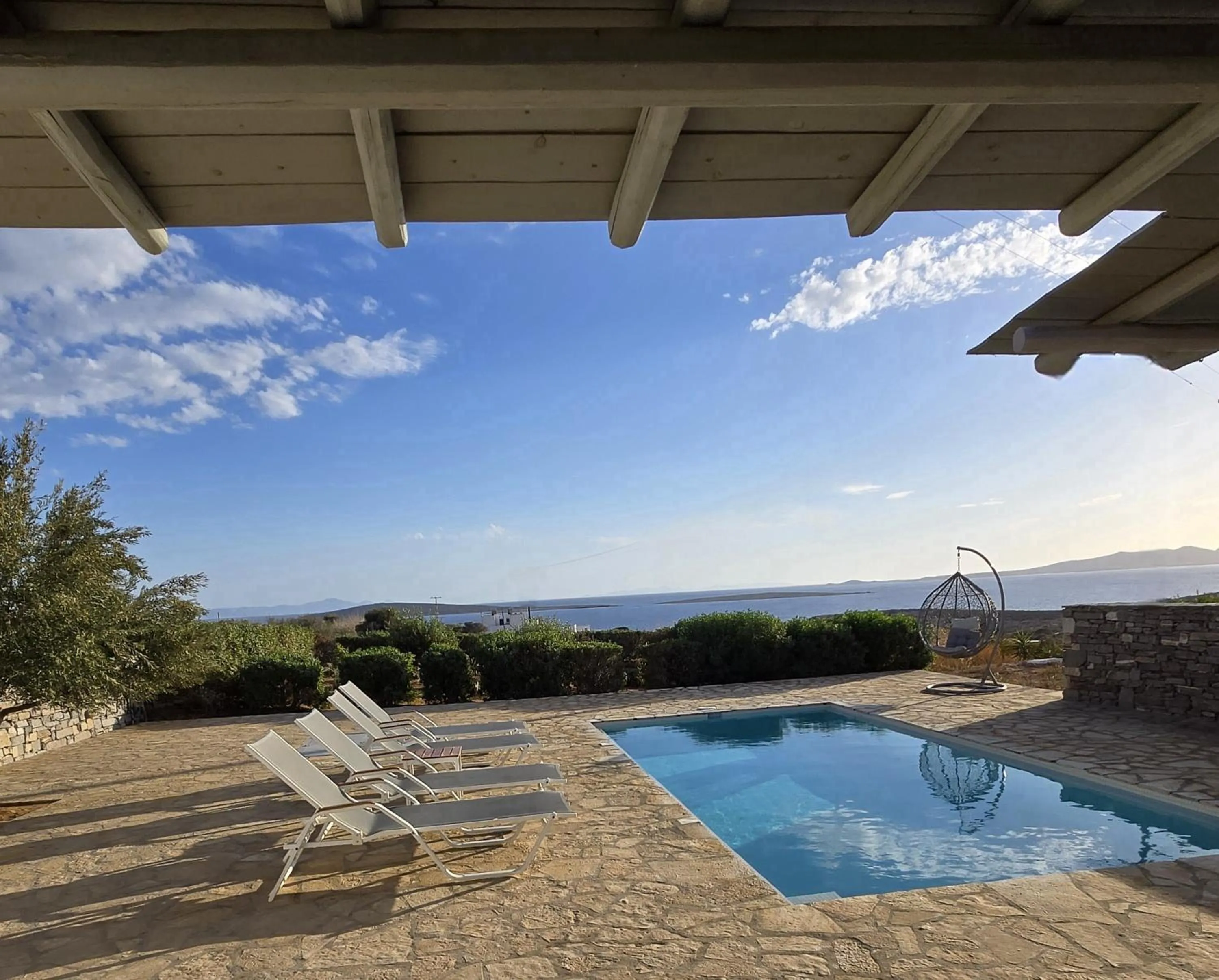 Swimming pool in Paros Afrodite Luxury Villas