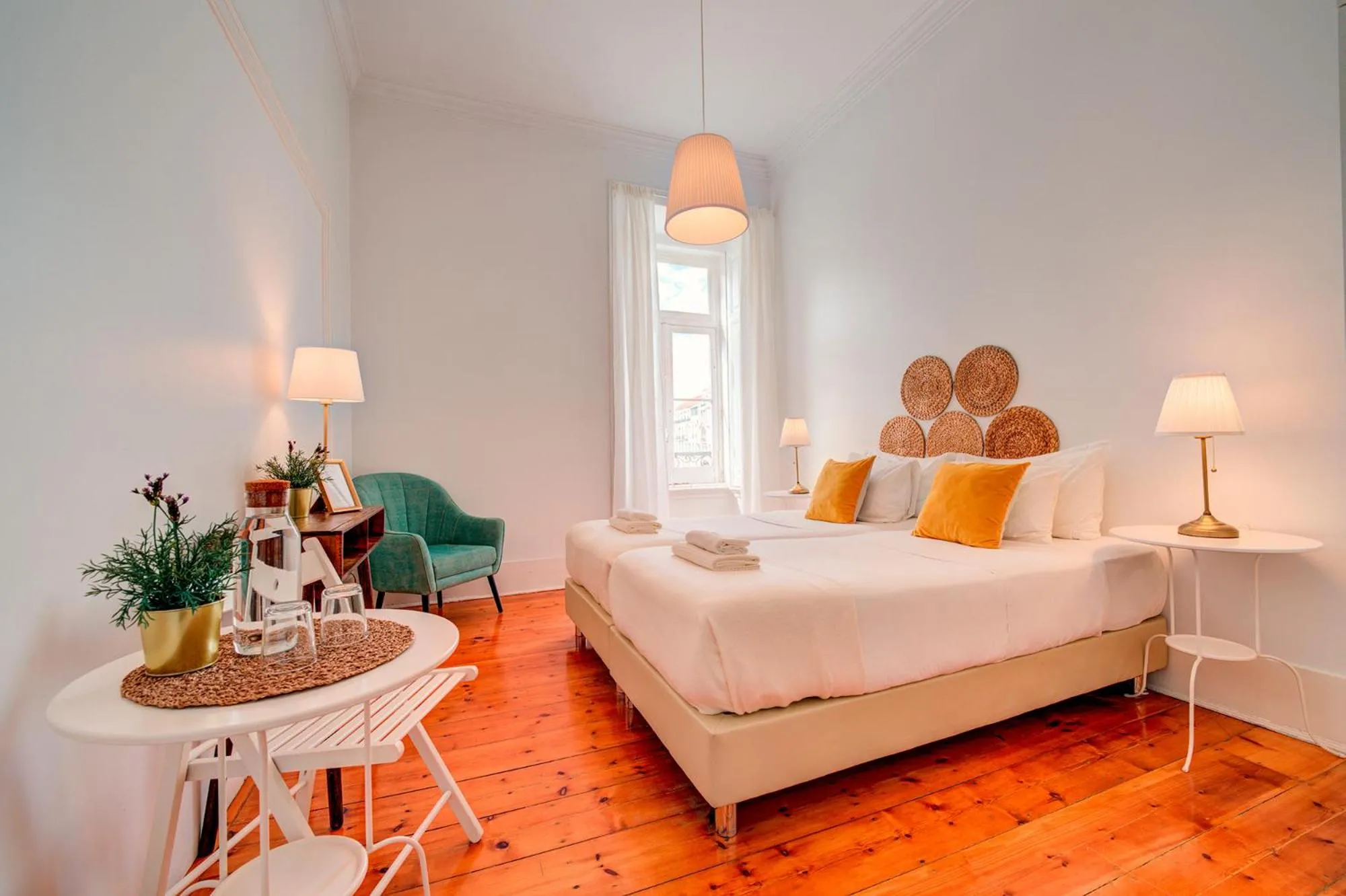 Bed in Chalet D´Ávila Guest House