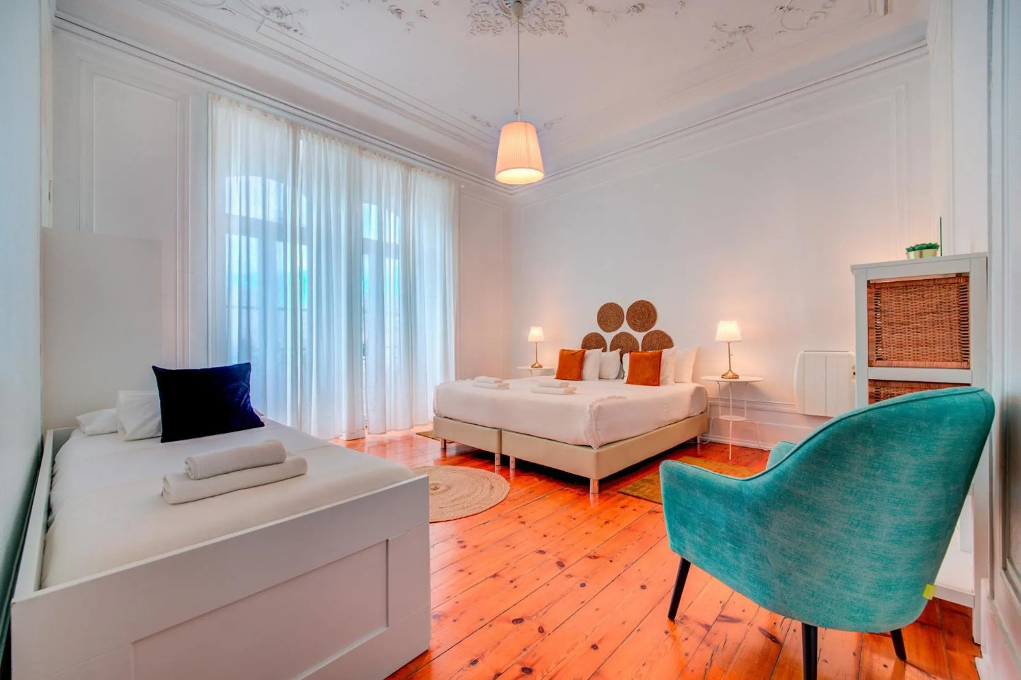 Bed in Chalet D´Ávila Guest House