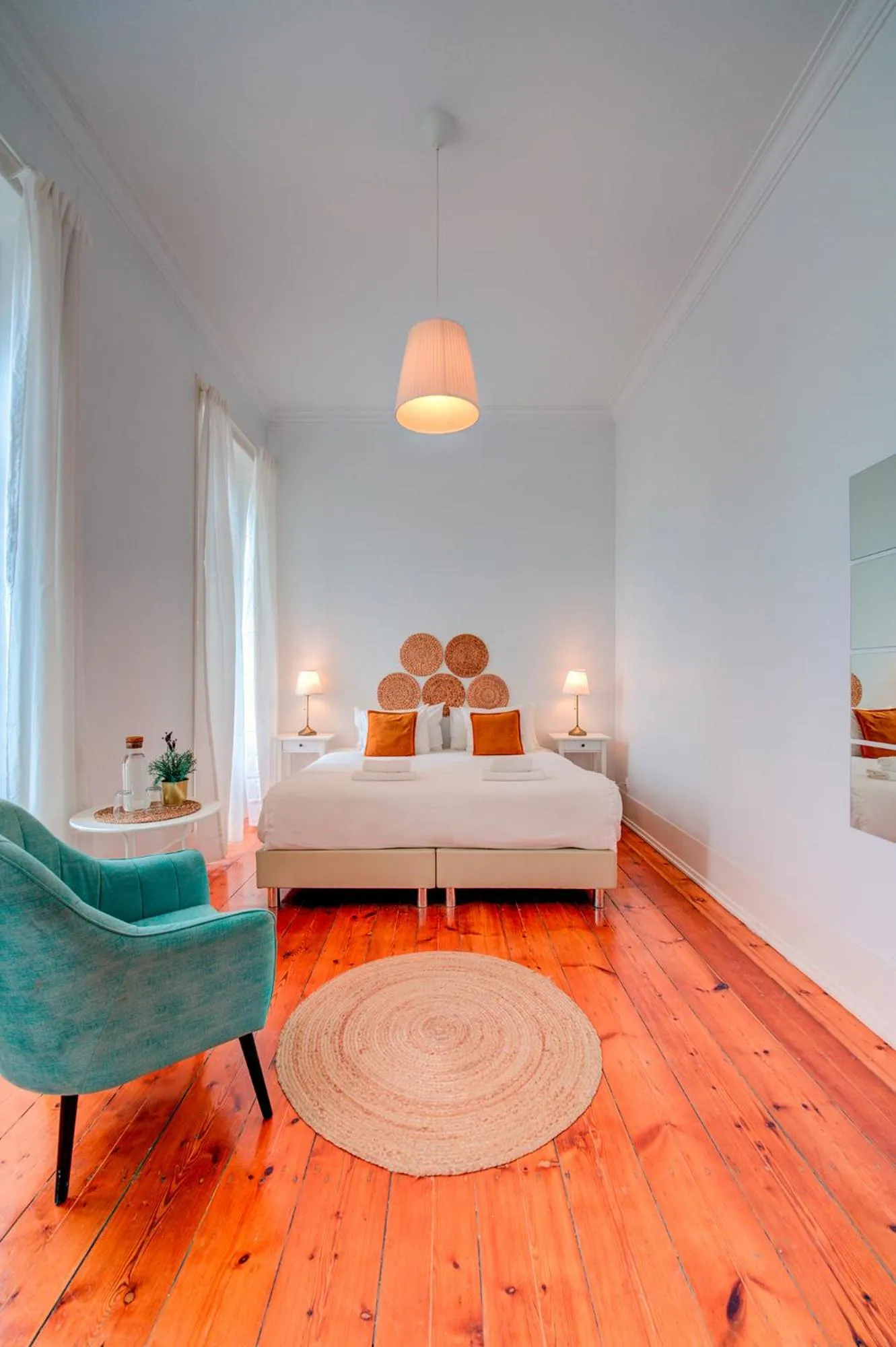 Bed in Chalet D´Ávila Guest House