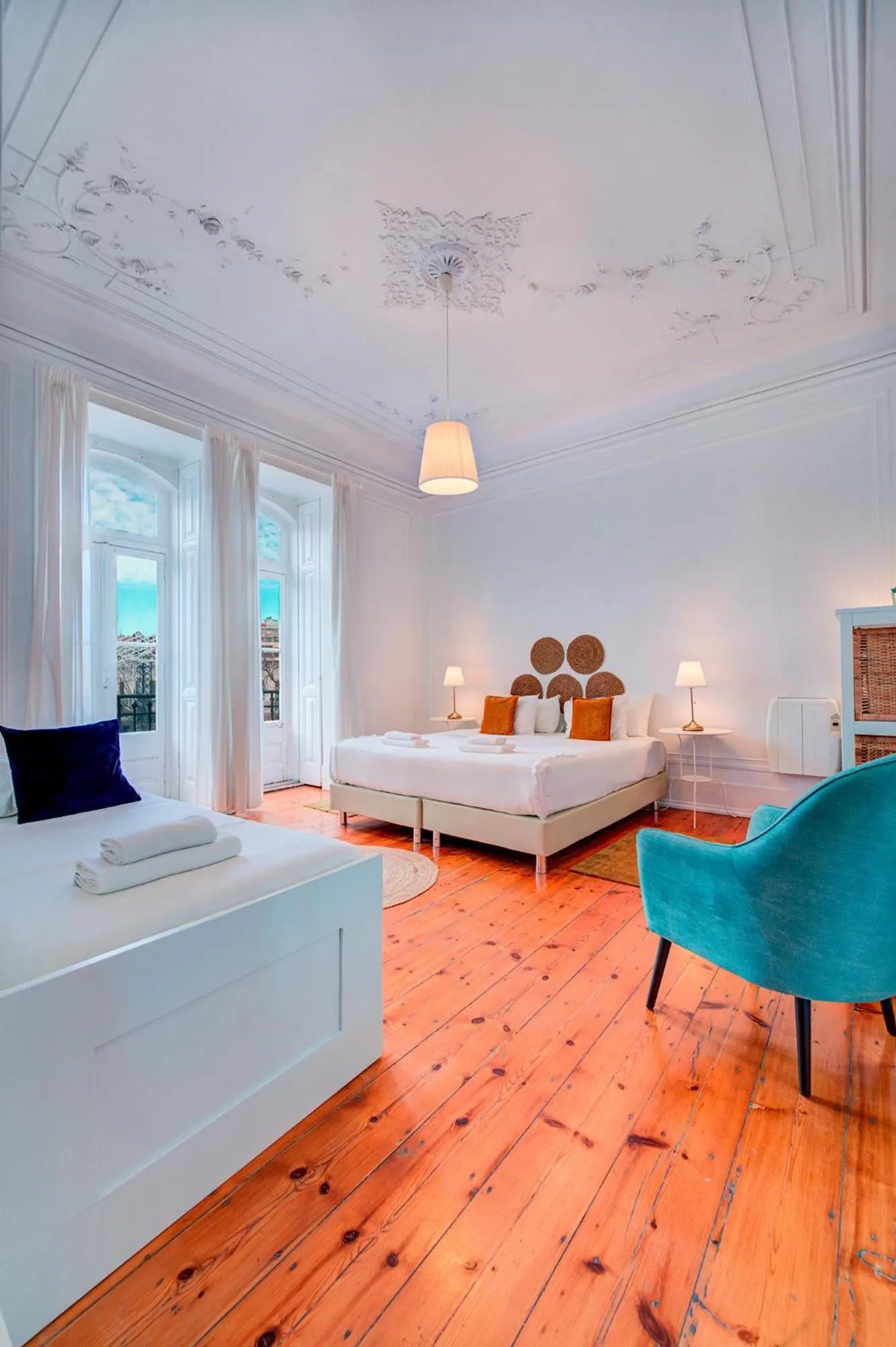 Bed in Chalet D´Ávila Guest House