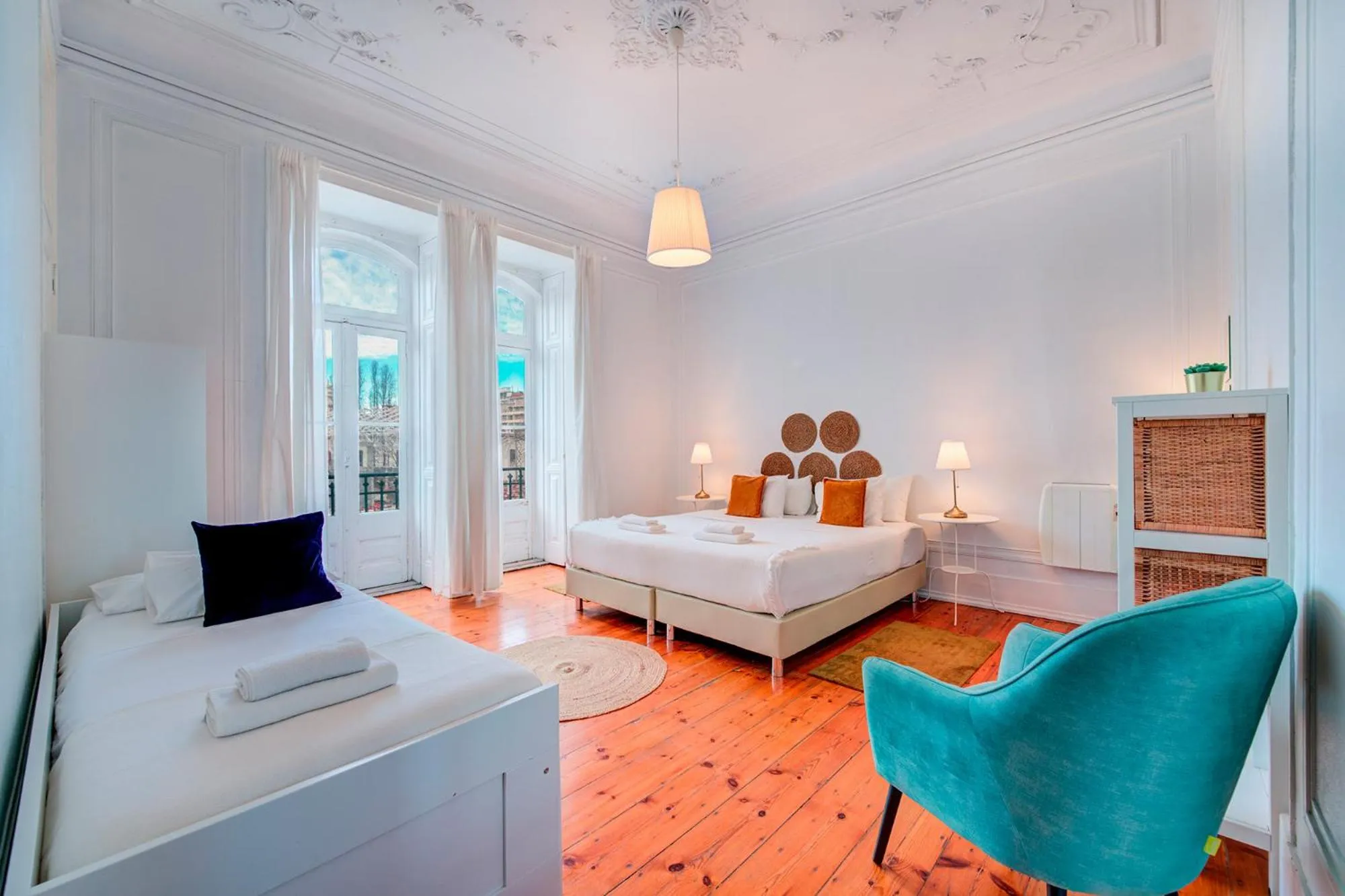 Bed in Chalet D´Ávila Guest House