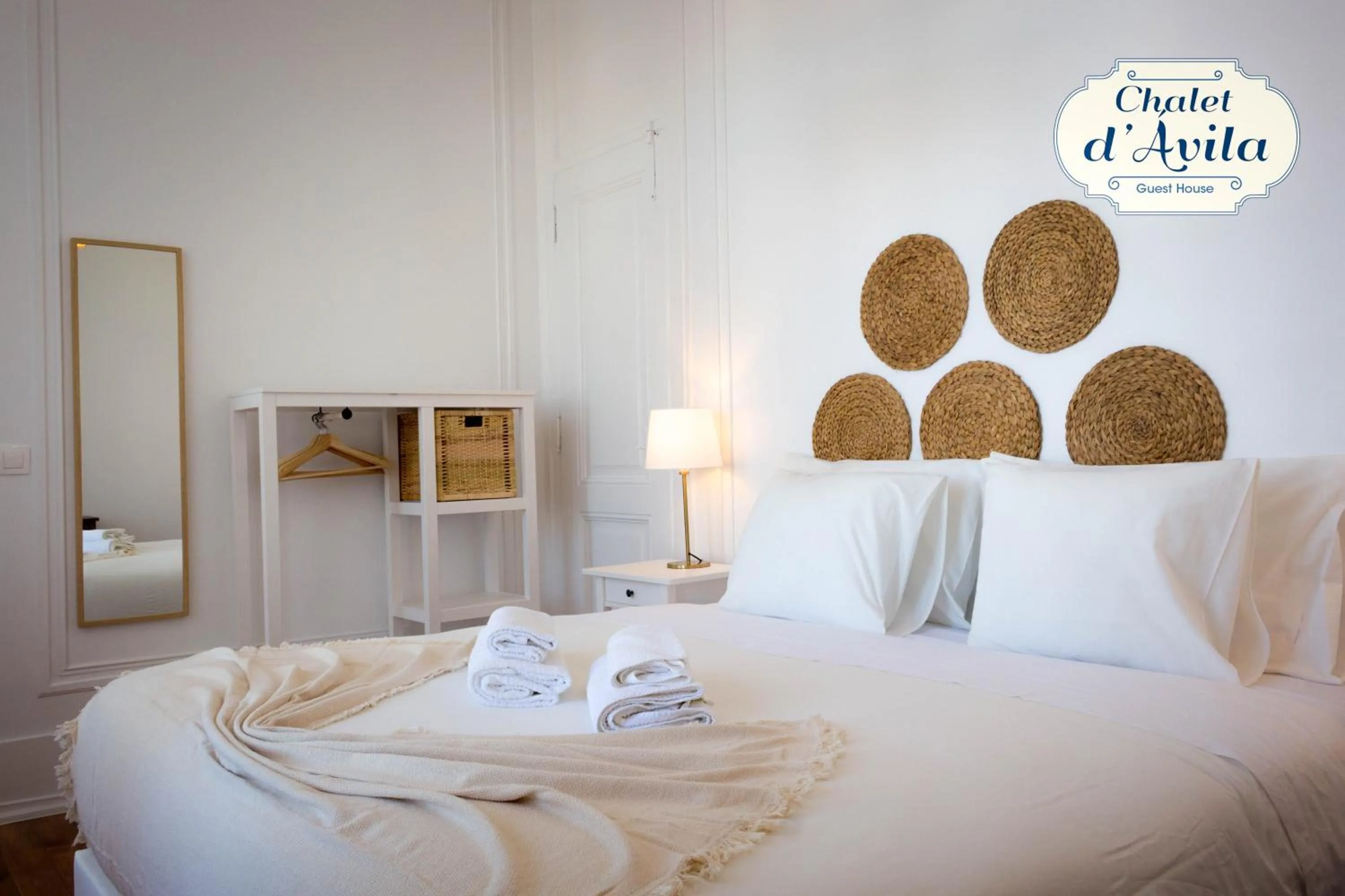 Bed in Chalet D´Ávila Guest House