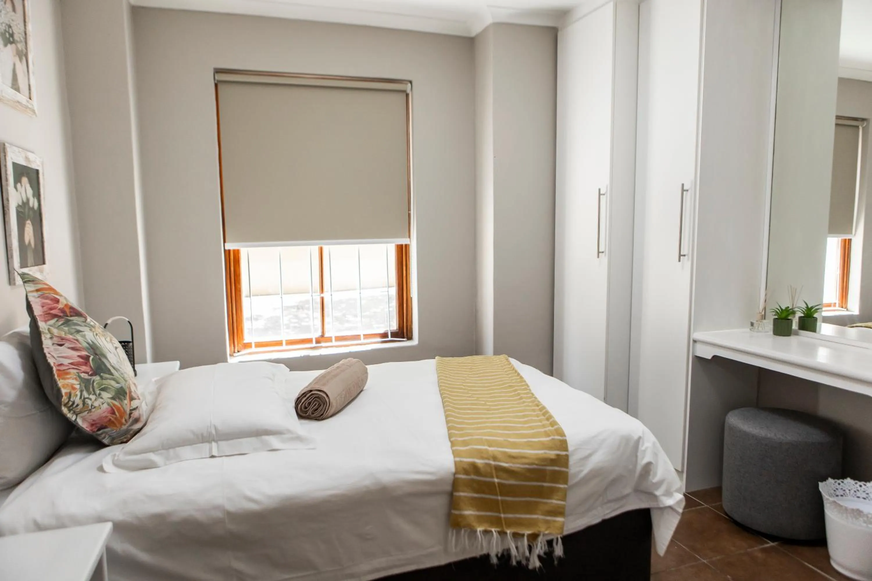 Bed in Skilpadvlei Wine Farm