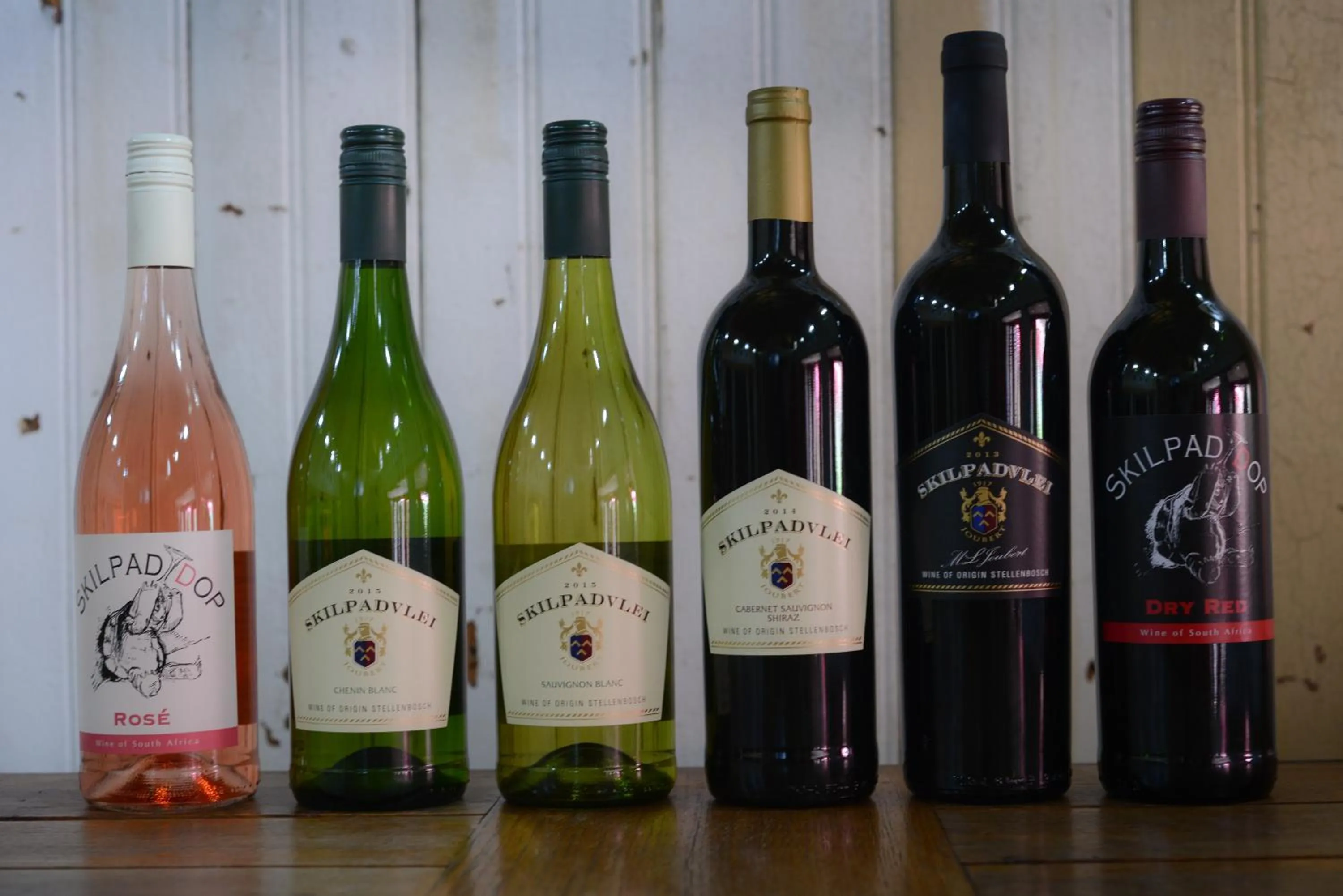 Alcoholic drinks in Skilpadvlei Wine Farm