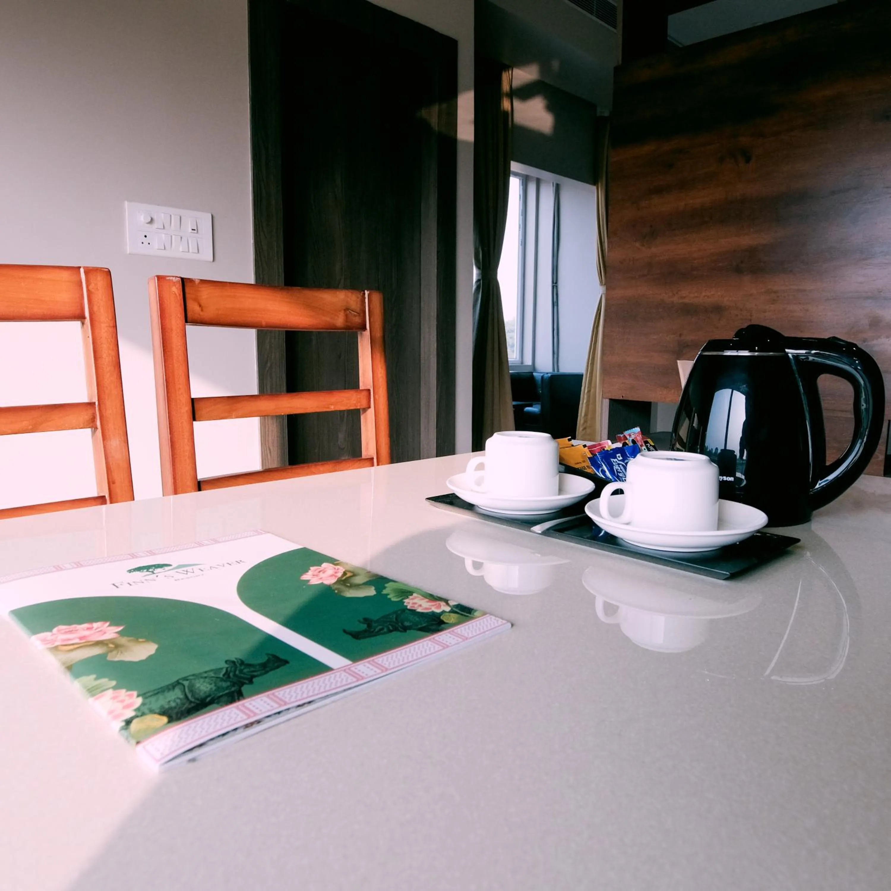 Coffee/tea facilities in Finn's Weaver Resort, Kaziranga