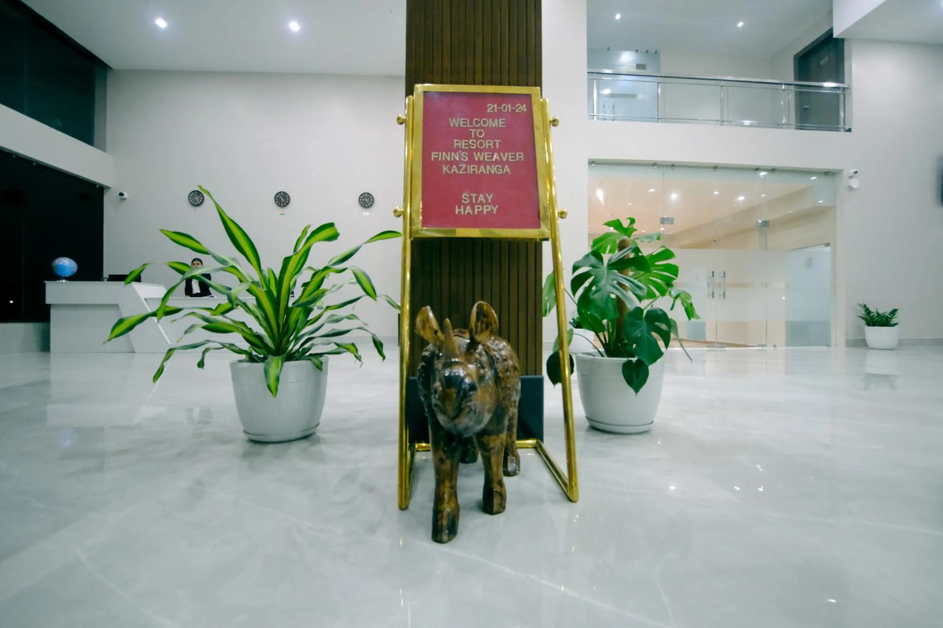 Lobby or reception in Finn's Weaver Resort, Kaziranga