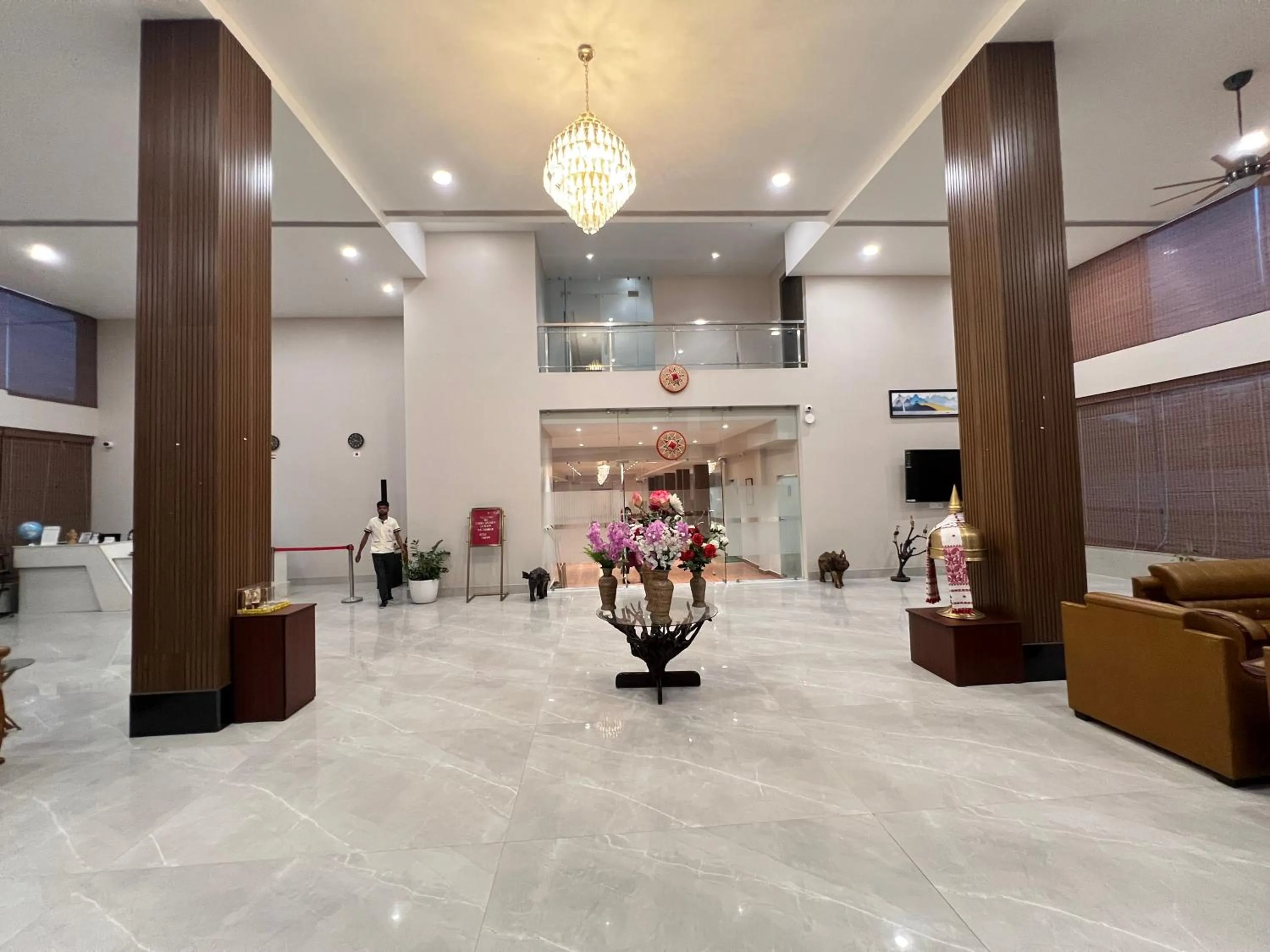 Lobby or reception in Finn's Weaver Resort, Kaziranga