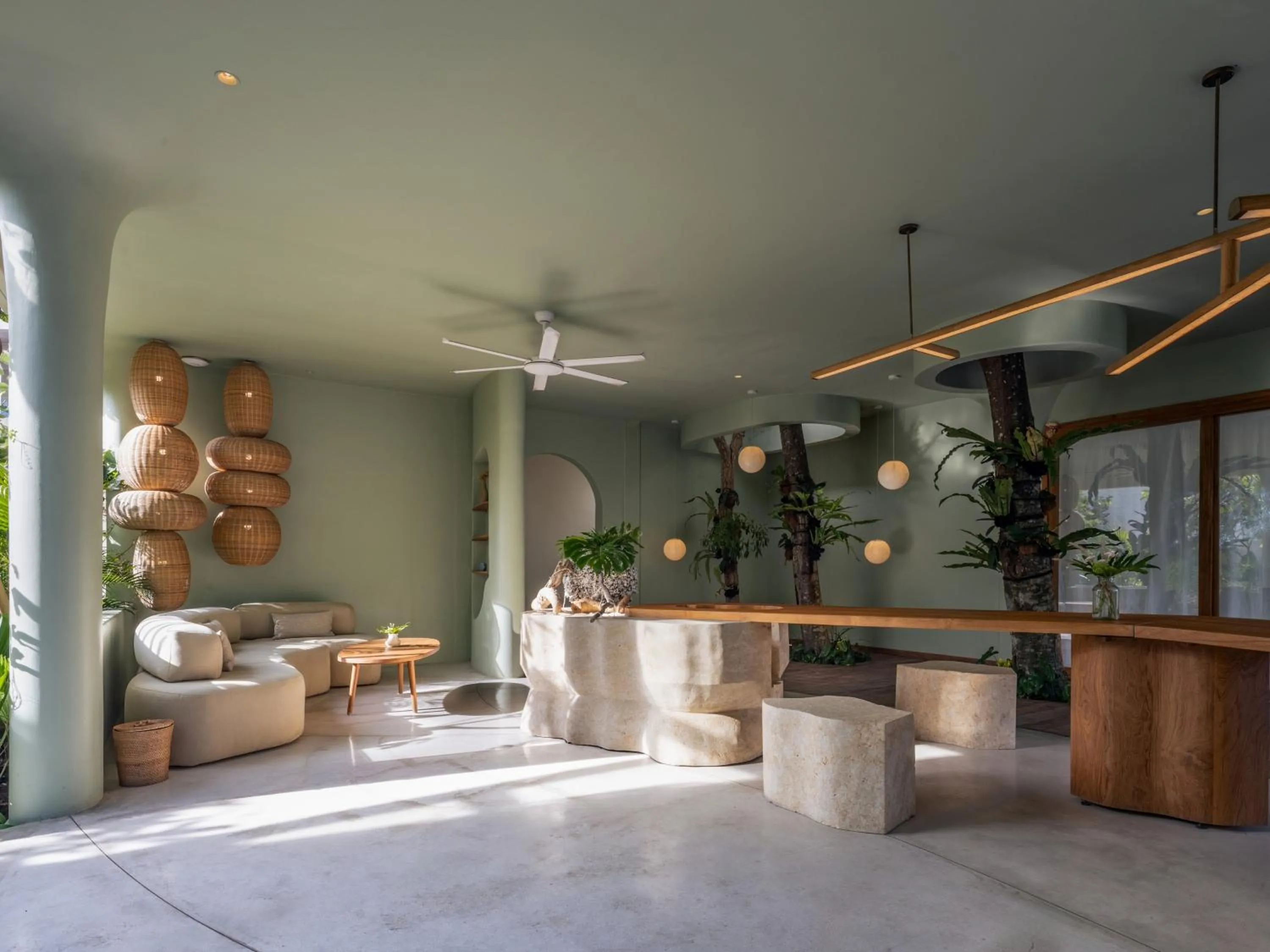 Lobby or reception in Oshom Bali at Nuanu Creative City