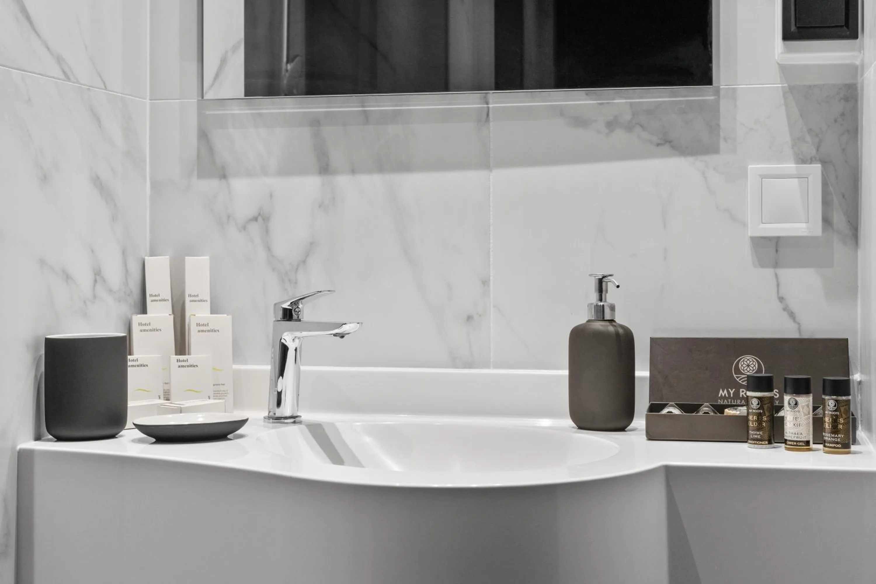 Bathroom in Azur Hotel Volos