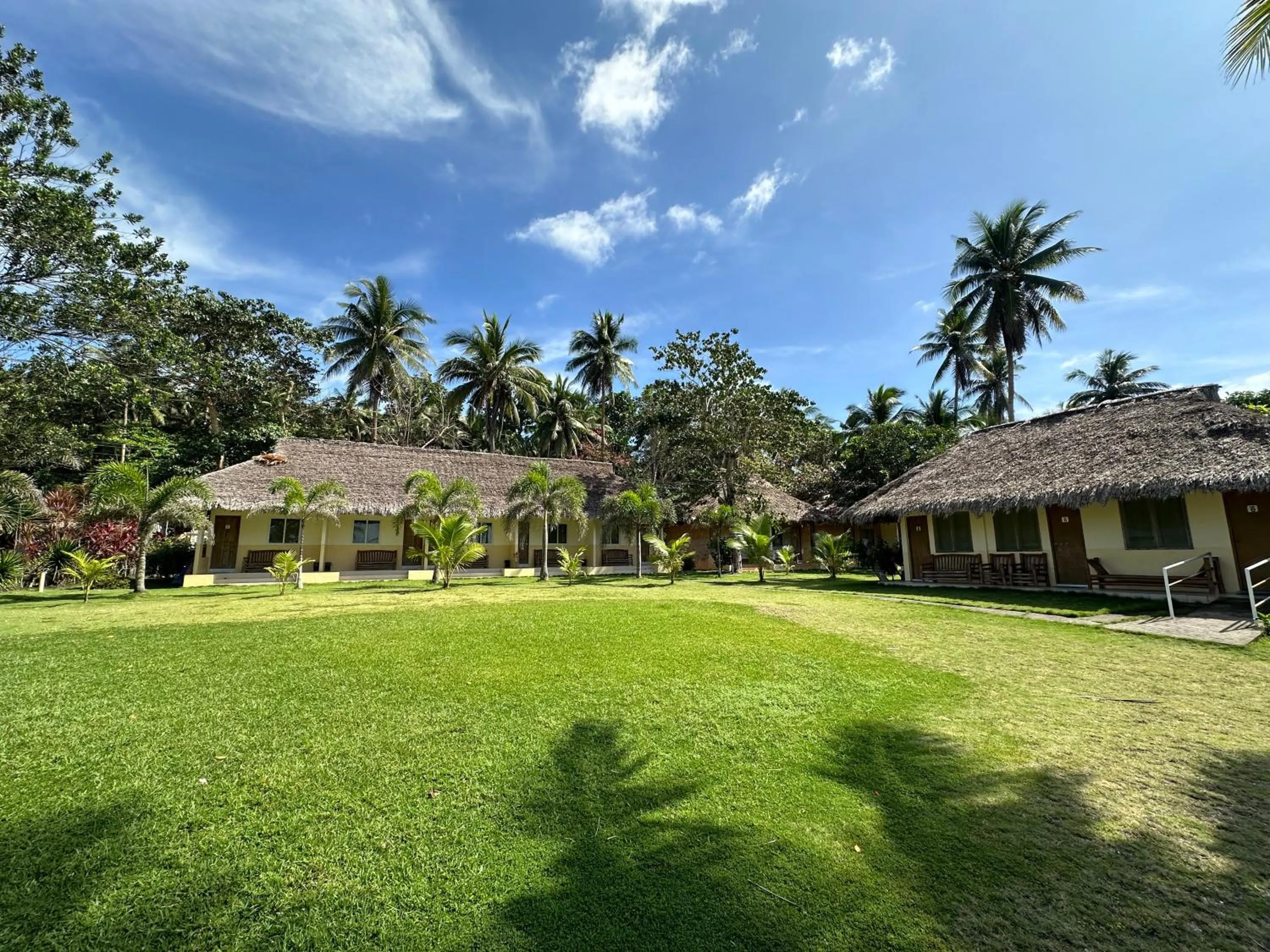 Garden view in Dancalan Beach Resort