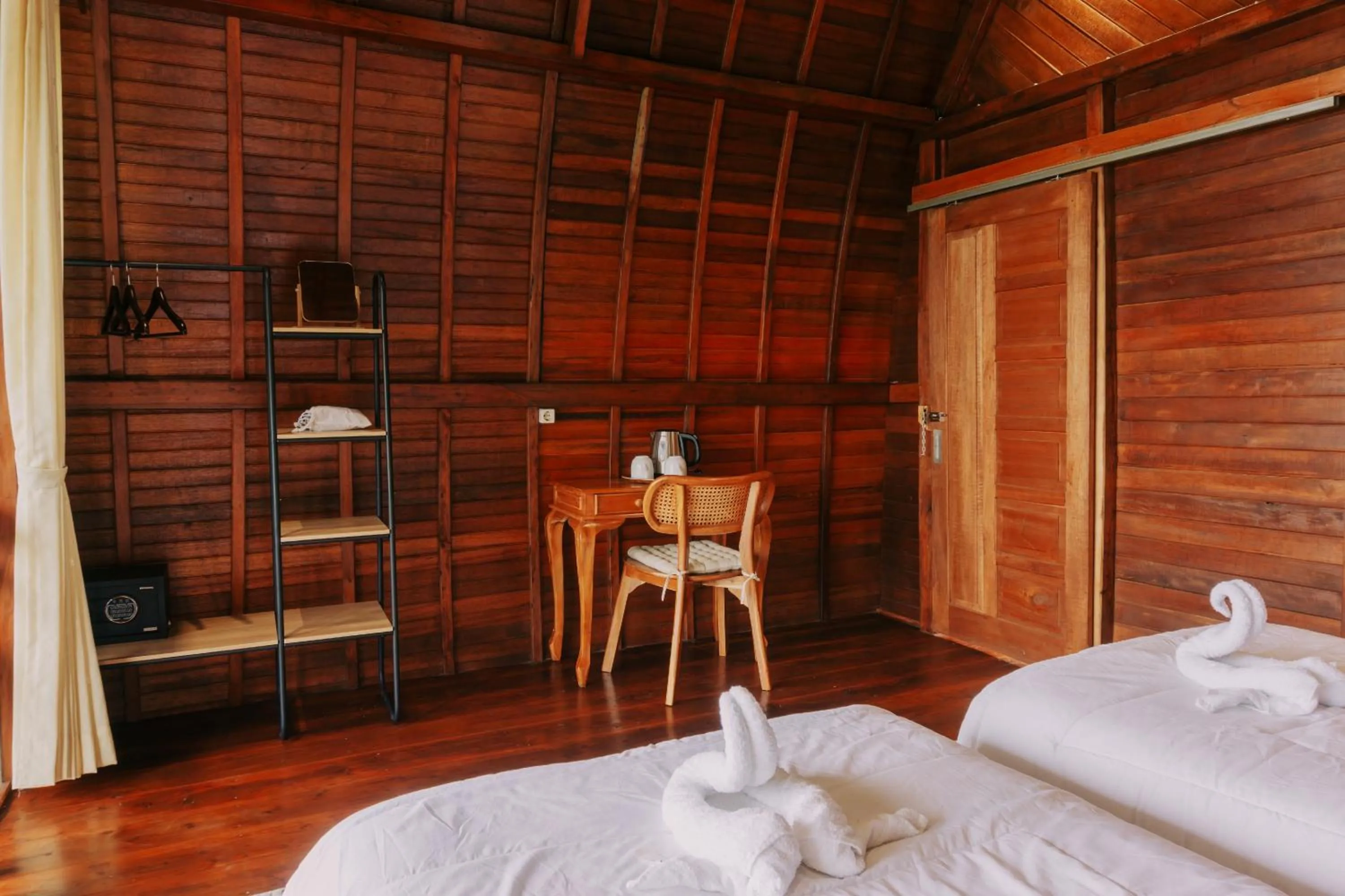 Bedroom, Bed in Camaradvipa Retreat Munduk