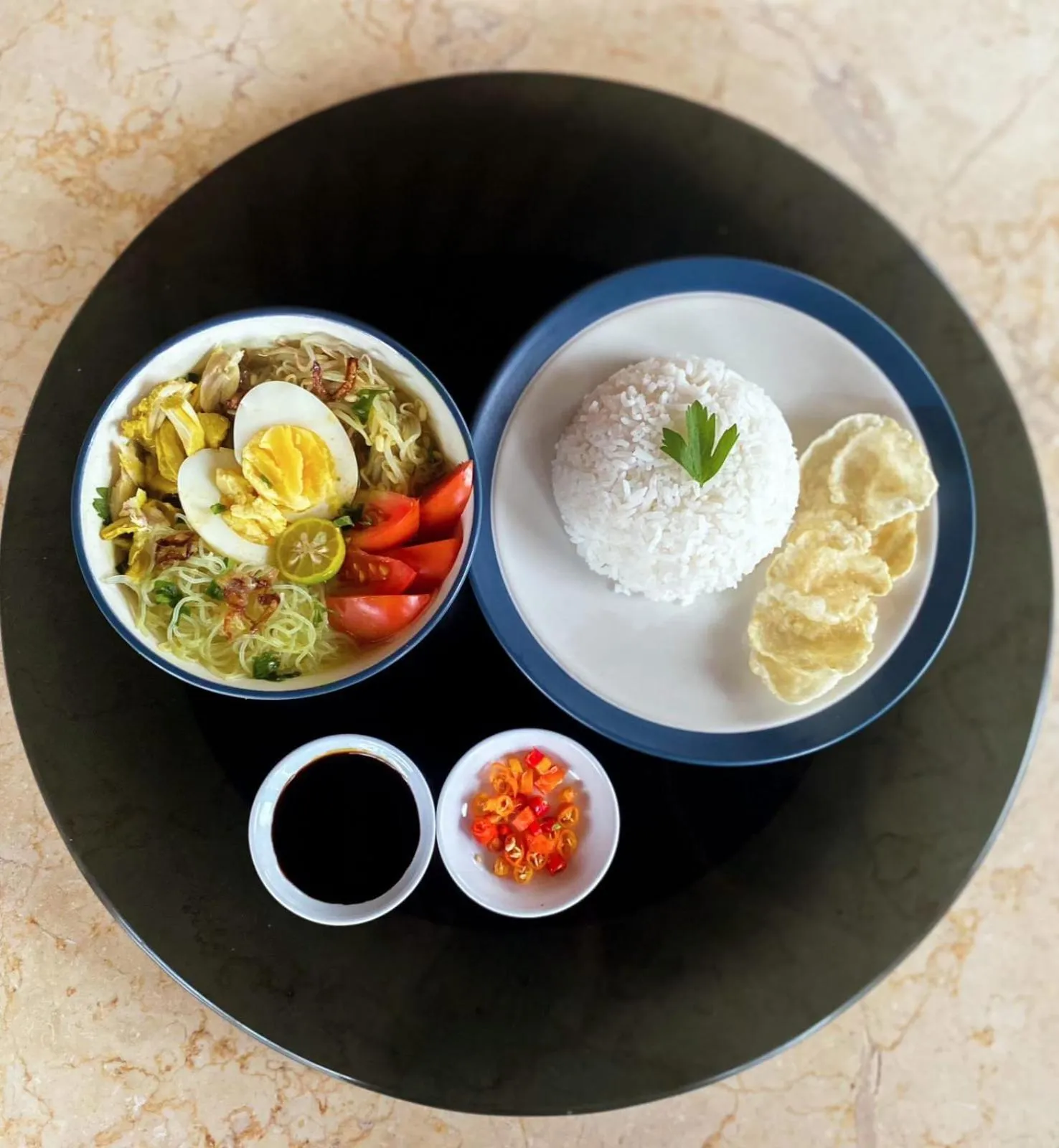 Breakfast in Camaradvipa Retreat Munduk