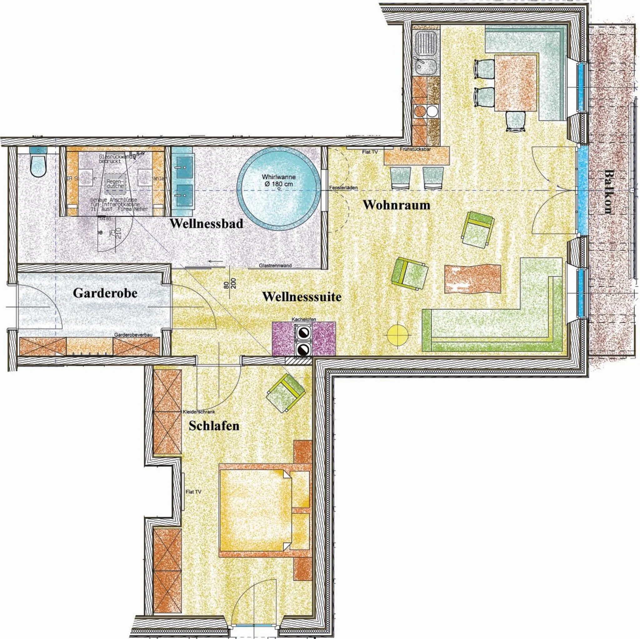 Floor plan in Bergdorf Riesner