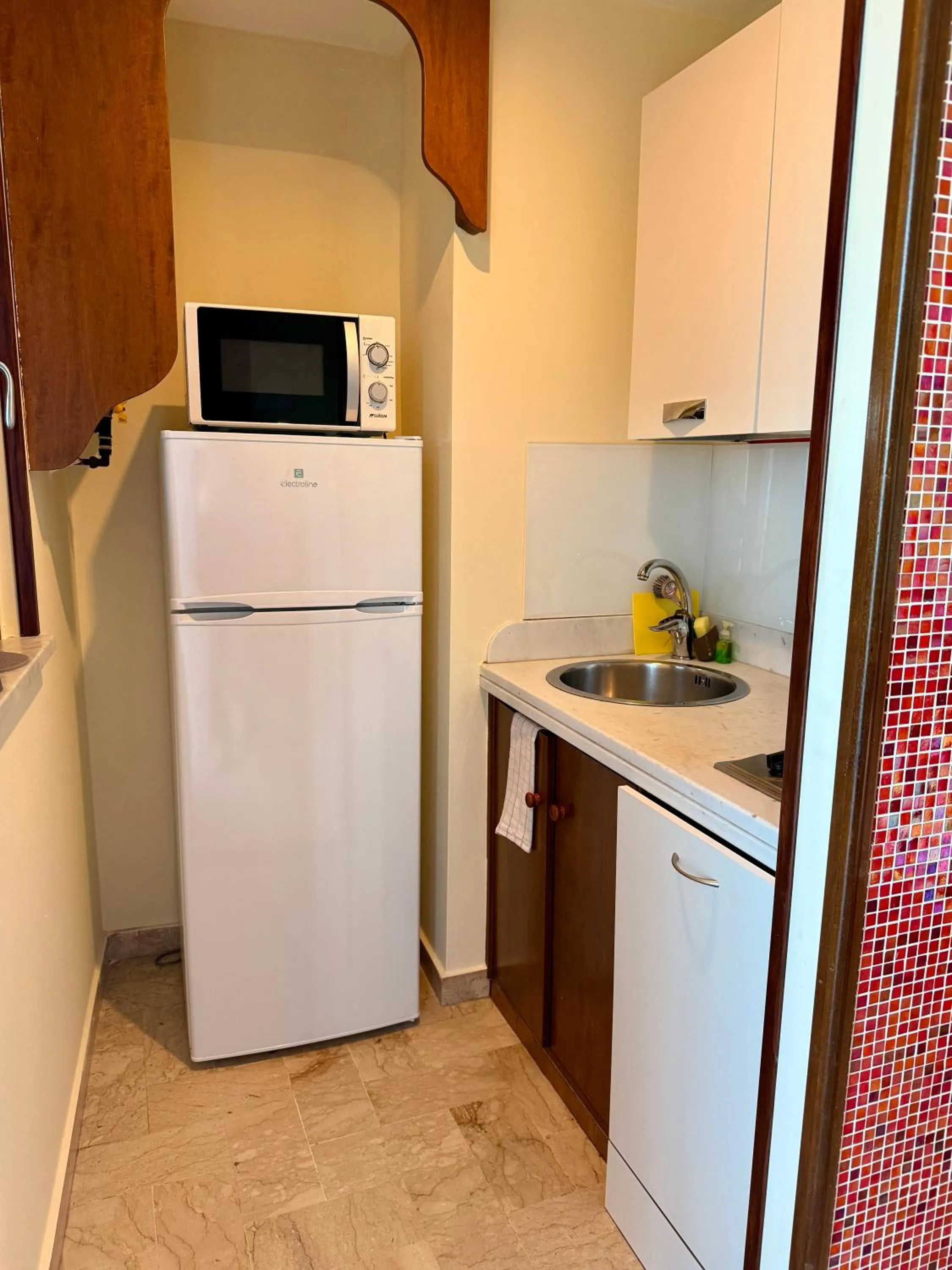 Kitchen or kitchenette in MiraMare Residence Cefalú