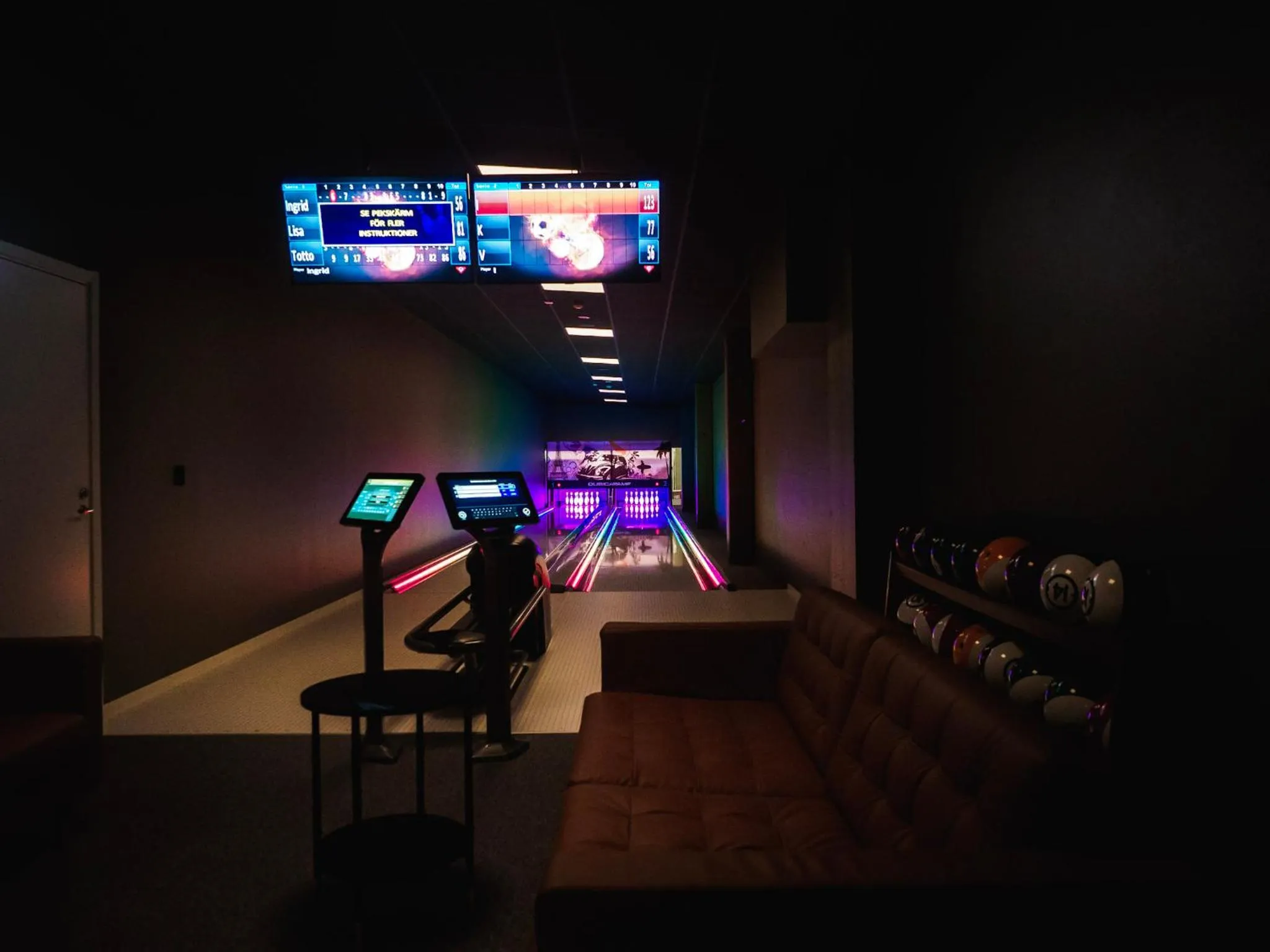 Bowling in Hotellet i Jörn AB