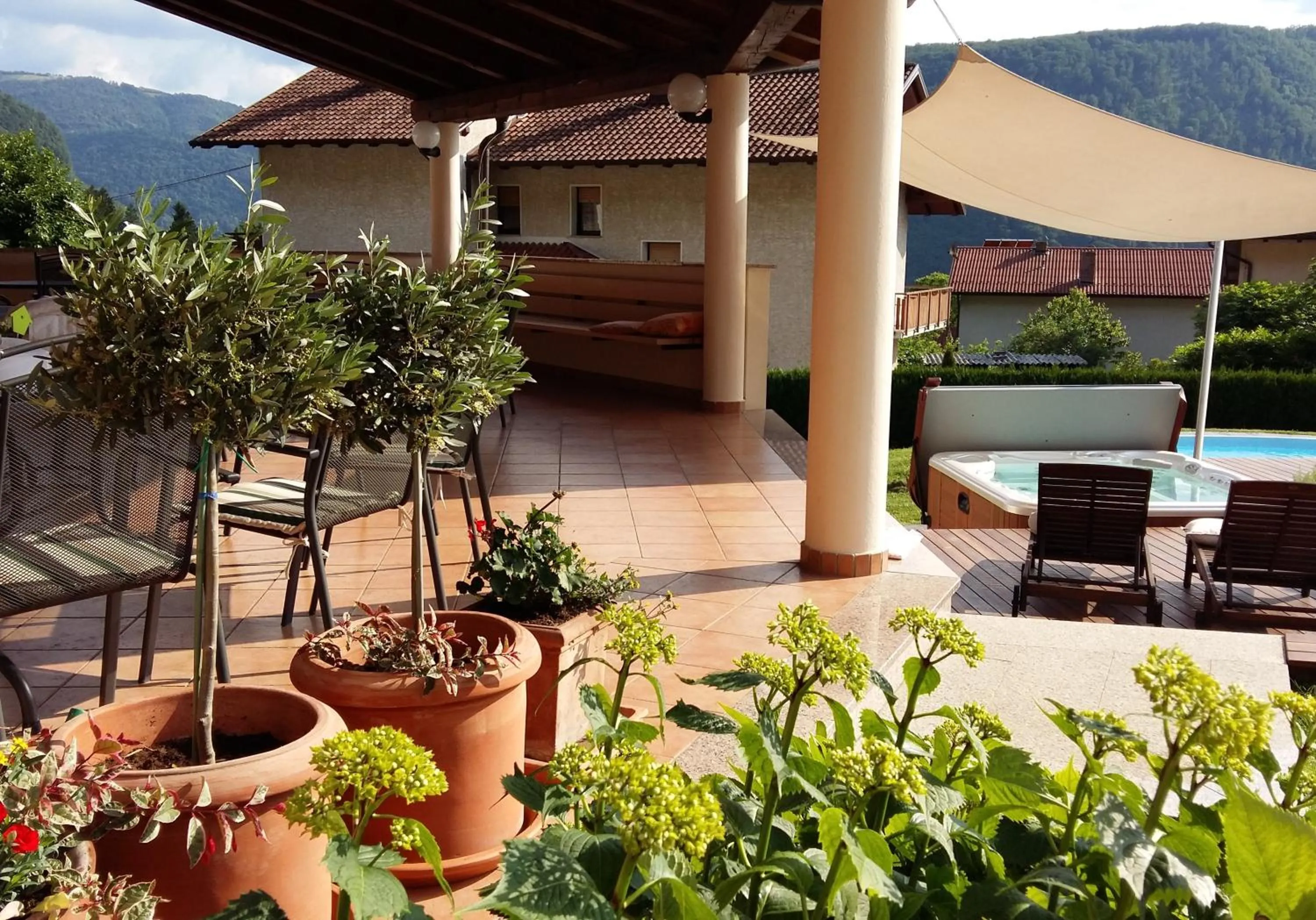 Patio in Hotel Penzion Kobala