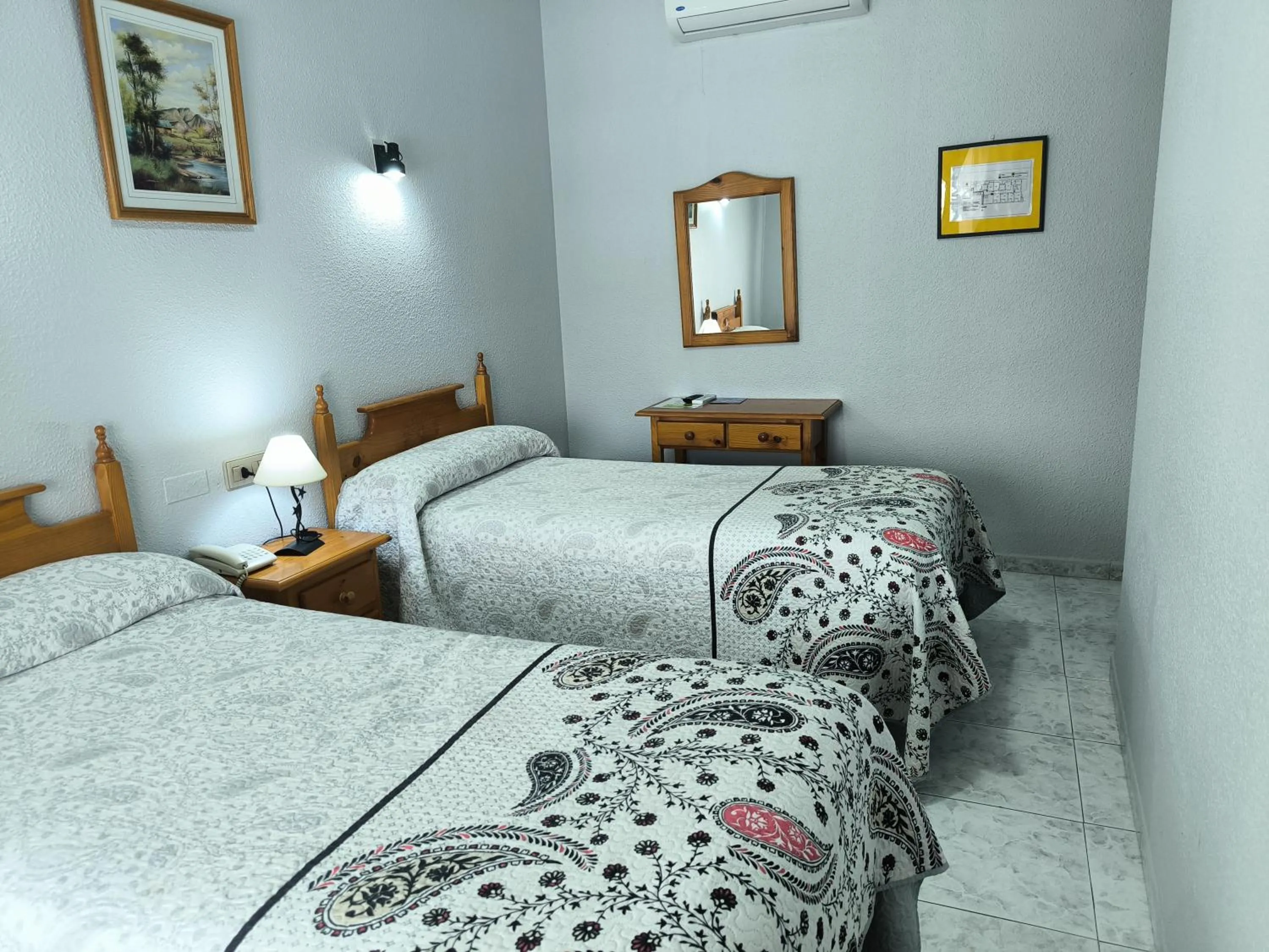 Bed in Hotel La Moraleda - Complejo Las Delicias