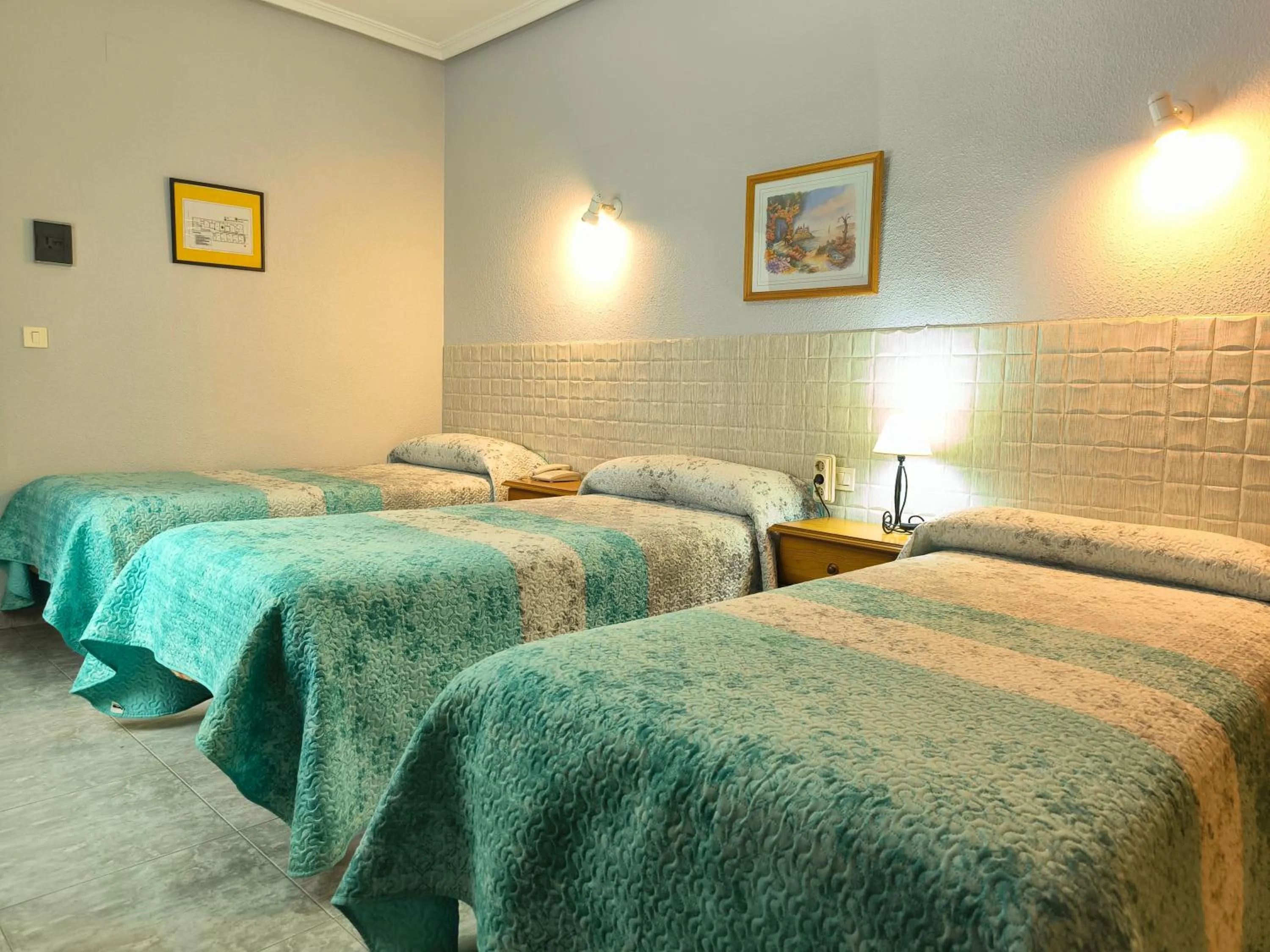 Bed in Hotel La Moraleda - Complejo Las Delicias