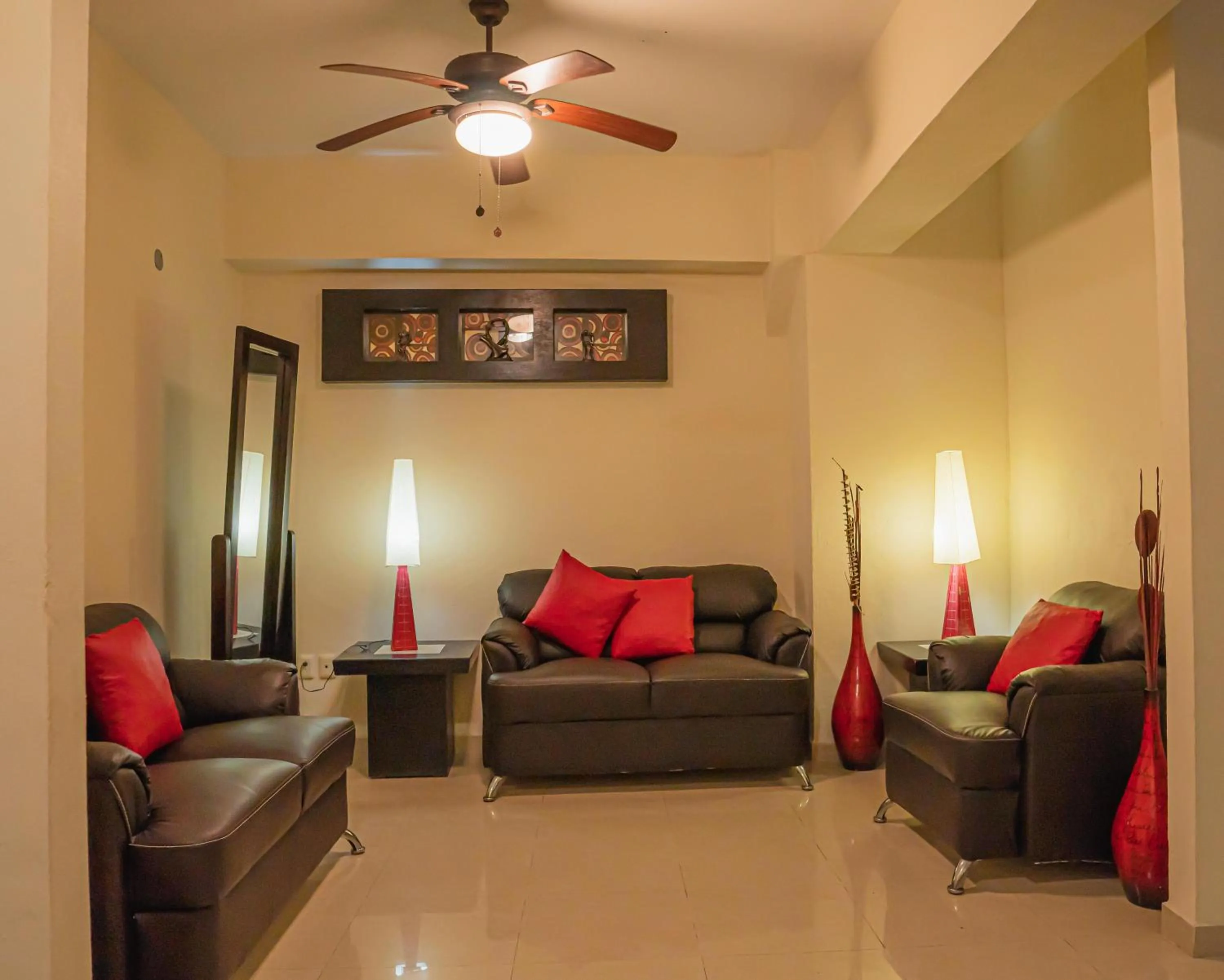 Living room in HOTEL ZAPOTLAN