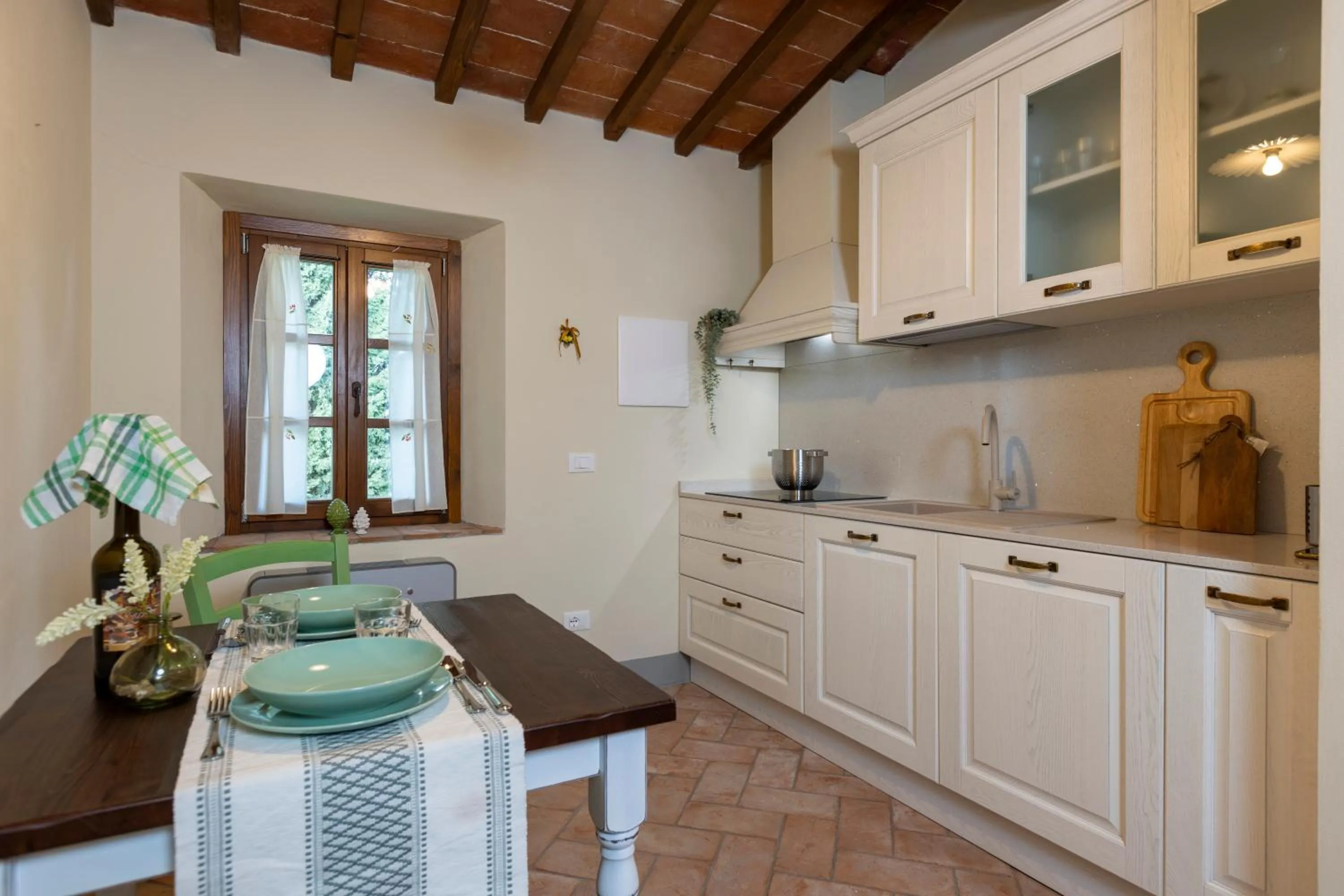 Kitchen or kitchenette in Podere La Casella