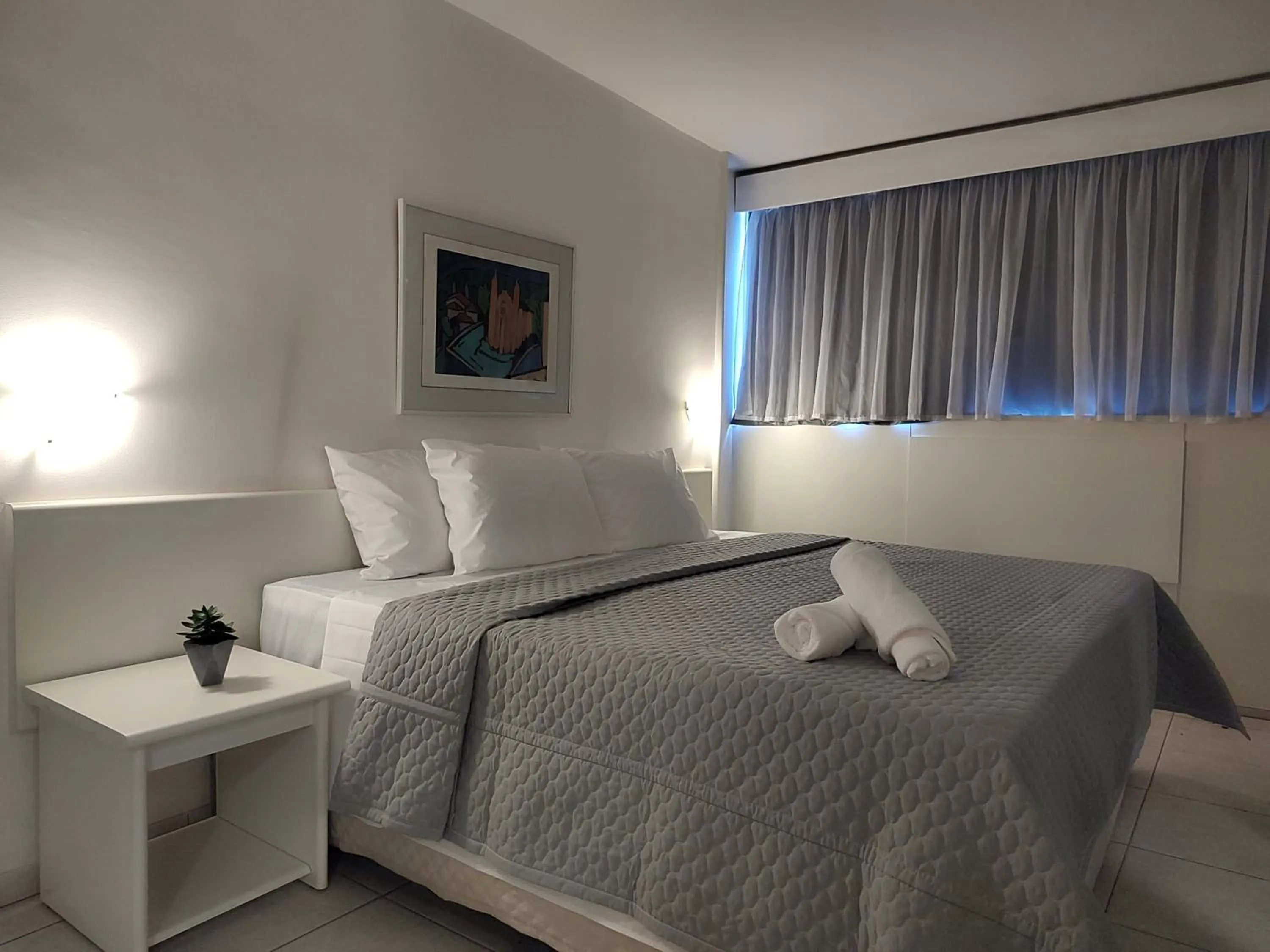 Bed in Hotel Oscar Gold Savassi