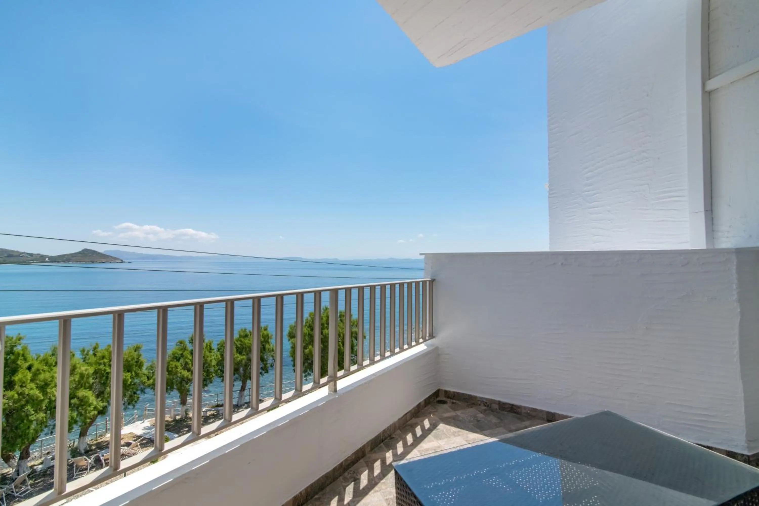 Balcony/Terrace in Agali bay hotel