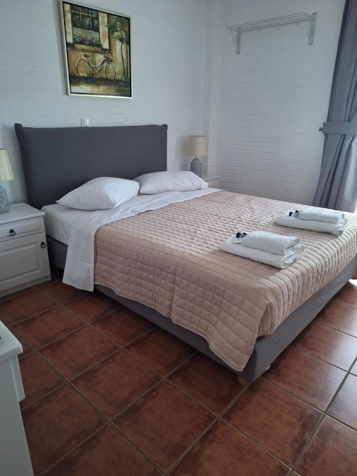 Bed in Agali bay hotel