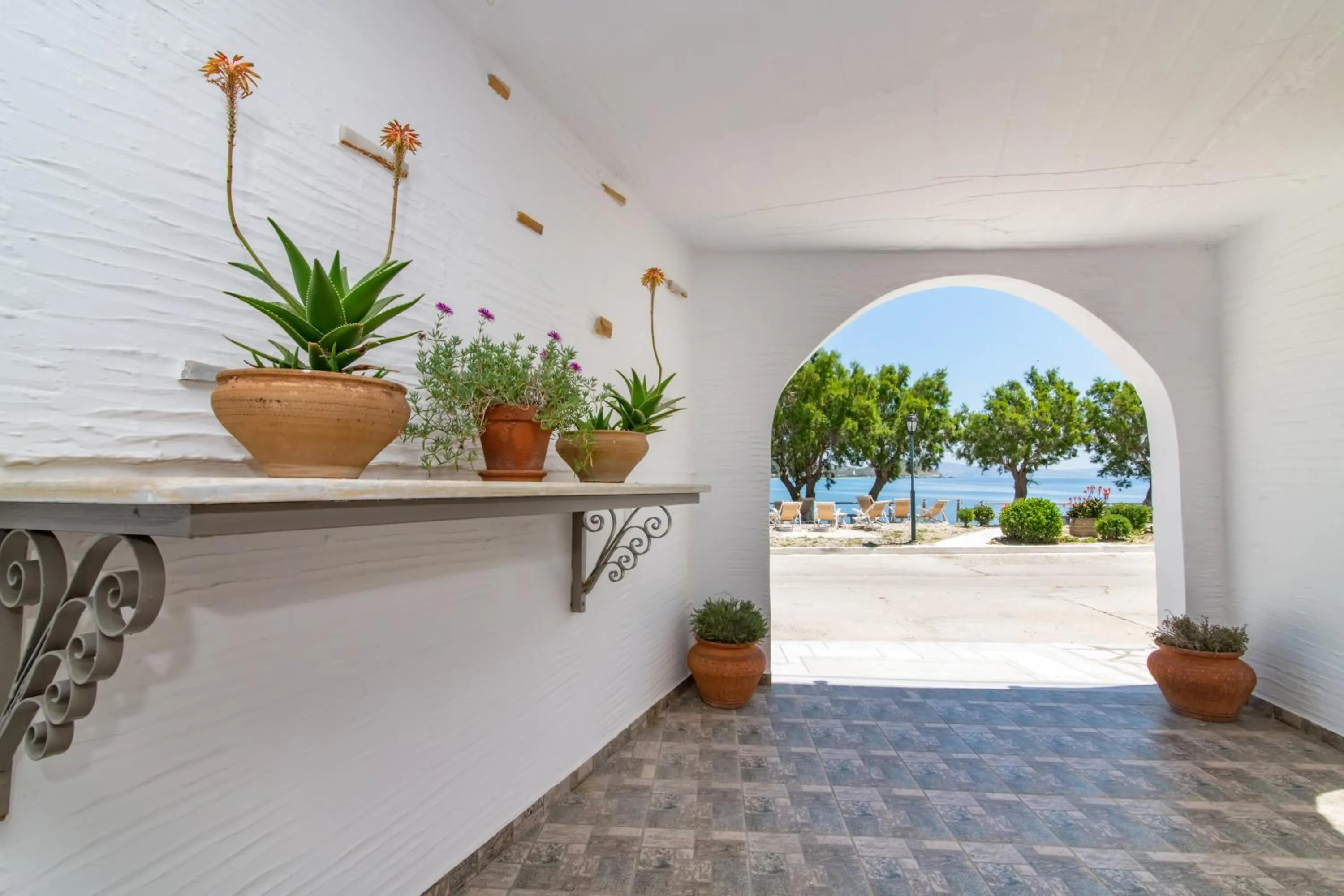 Sea view in Agali bay hotel