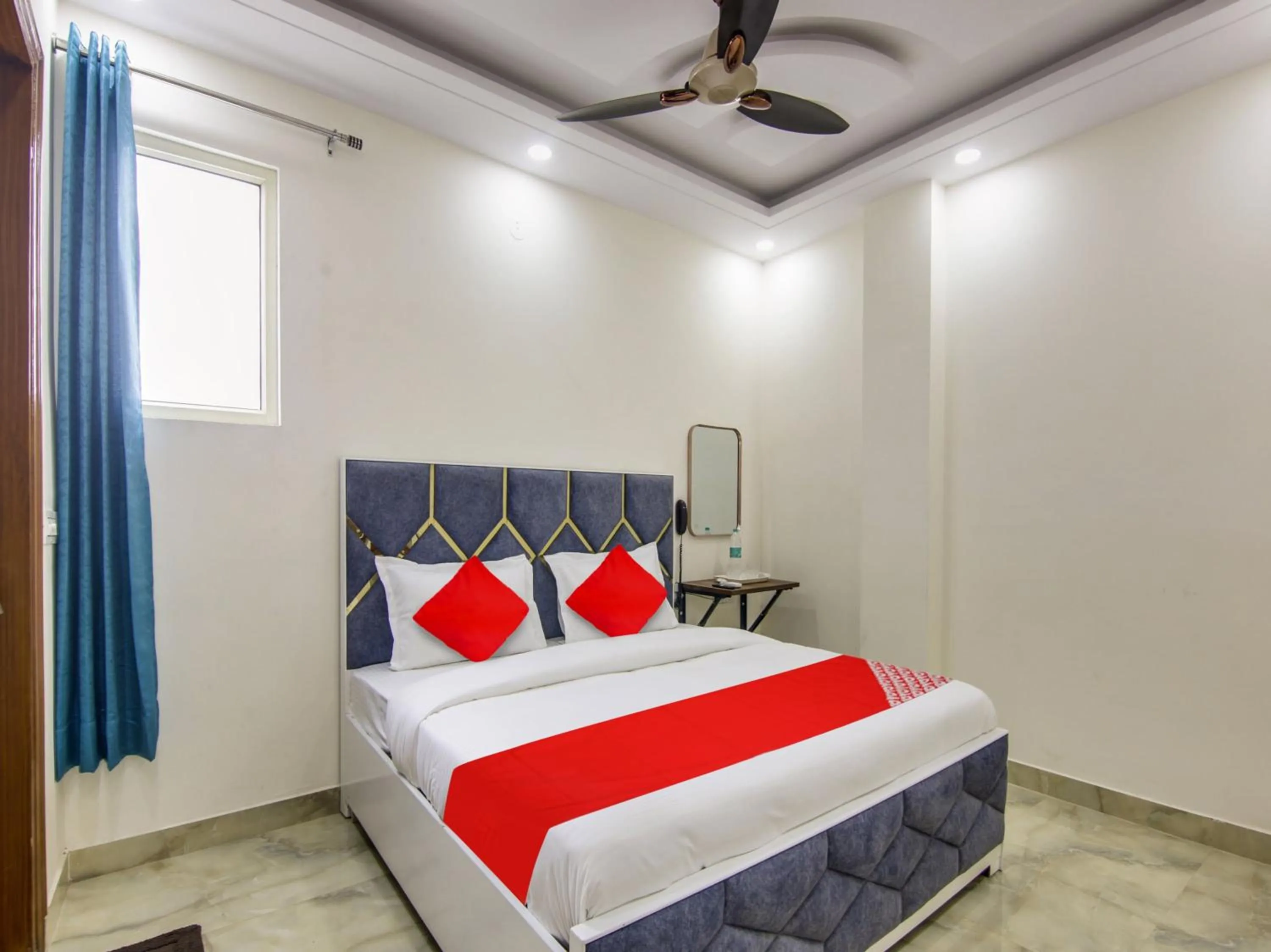 Bedroom, Bed in AR Residency