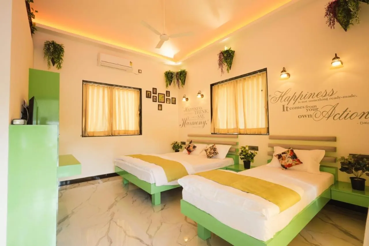 Bed in Cherryleen Resort Nagaon Alibaug