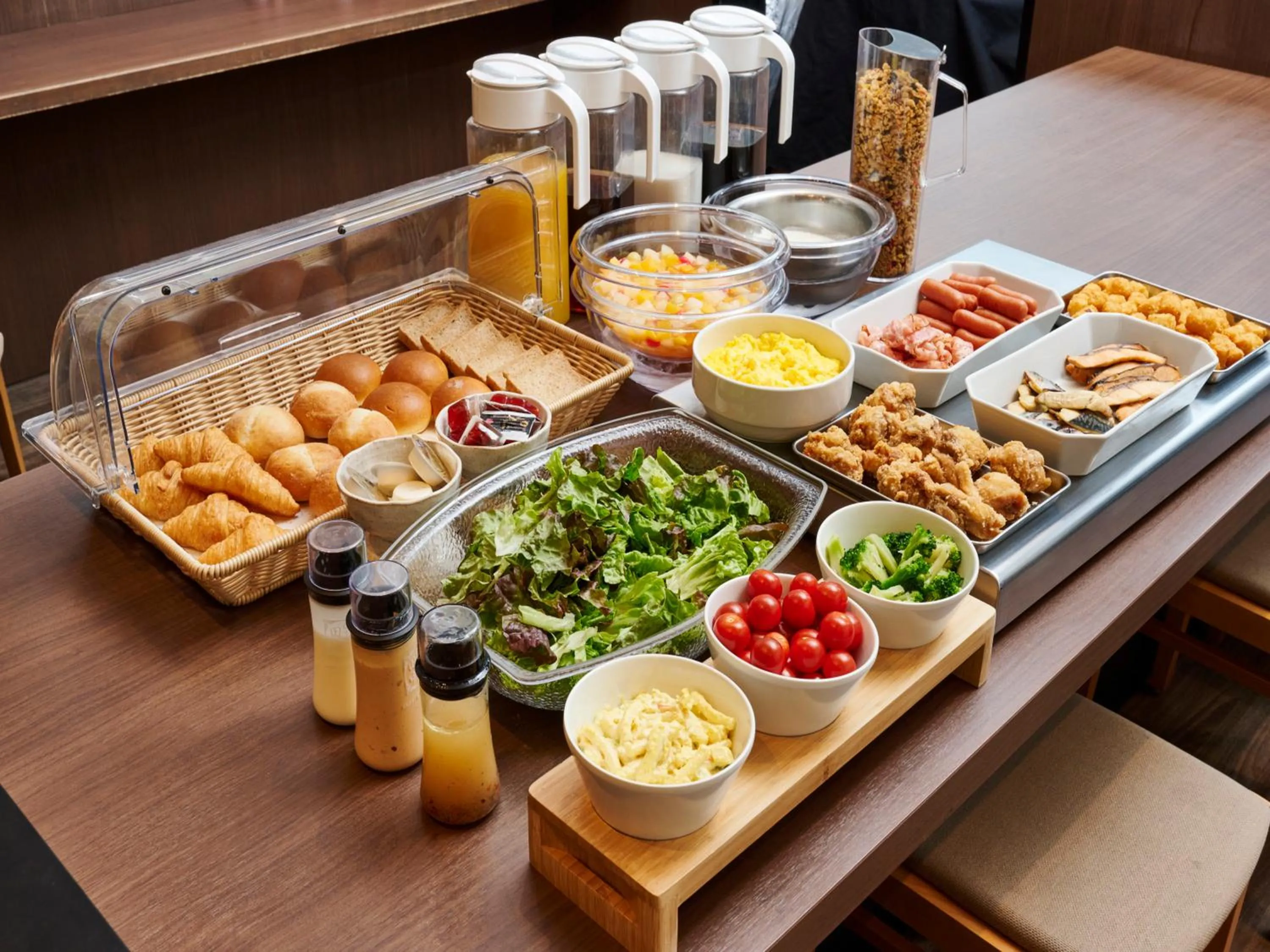 Buffet breakfast in APA Hotel Ueno Okachimachi Ekimae Minami