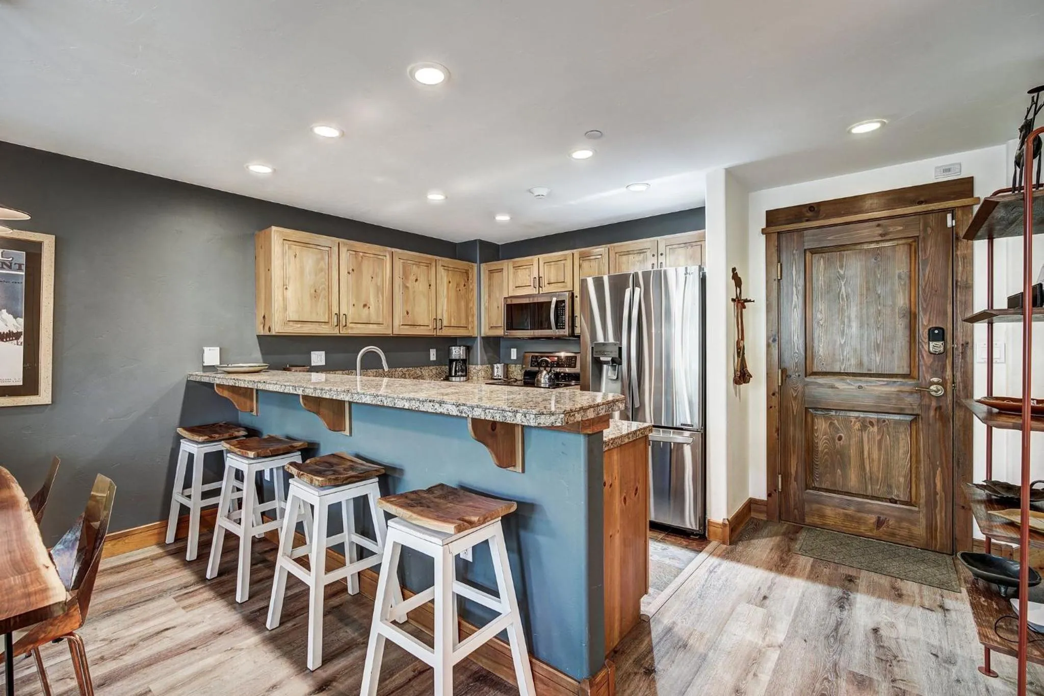 Communal kitchen in Arrowhead Village, A Vail Resorts Property